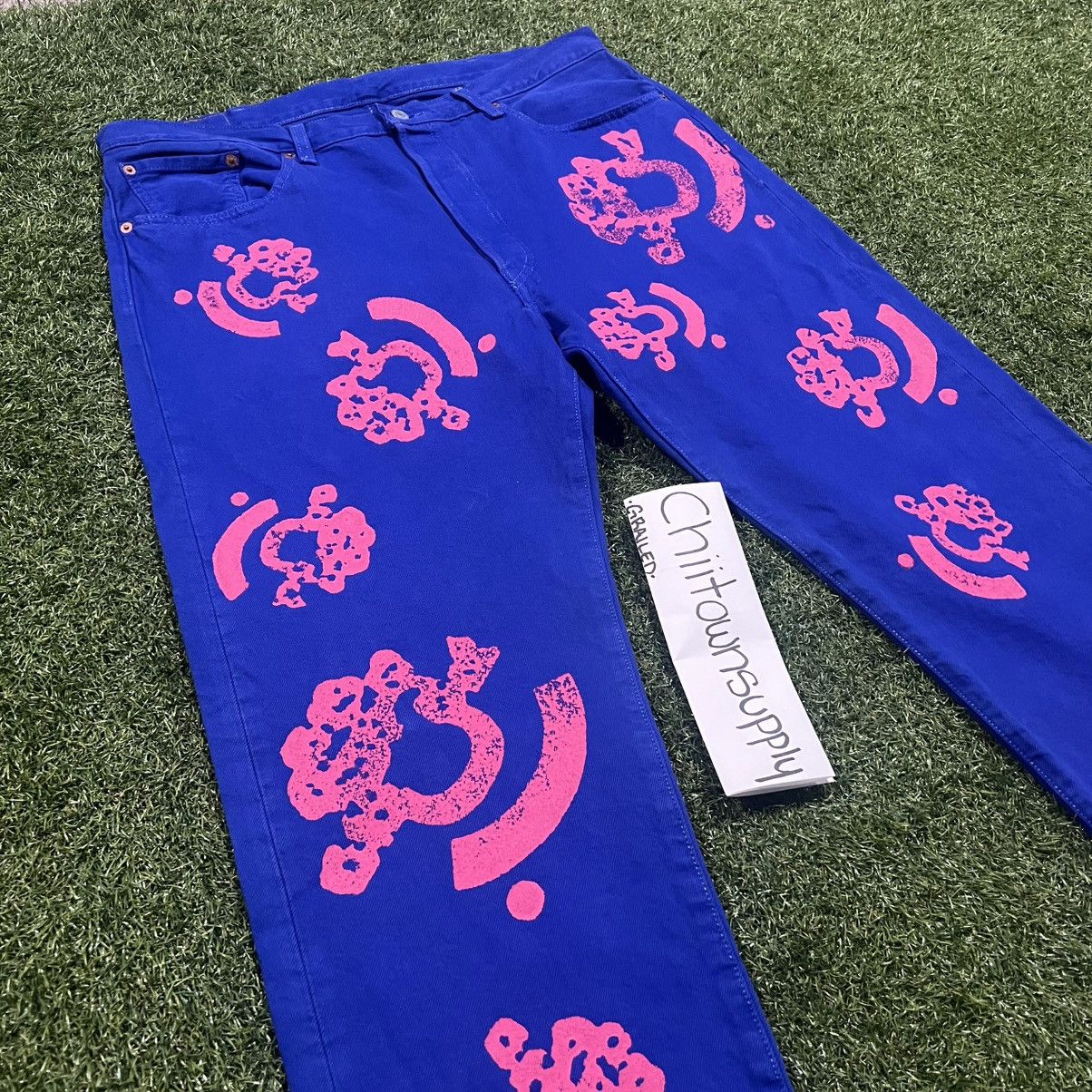 (B).Stroy × DENIM TEARS Denim Tears Bstroy Tears 501 Jeans Size 38 Size US 38 / EU 54 - 3 Thumbnail