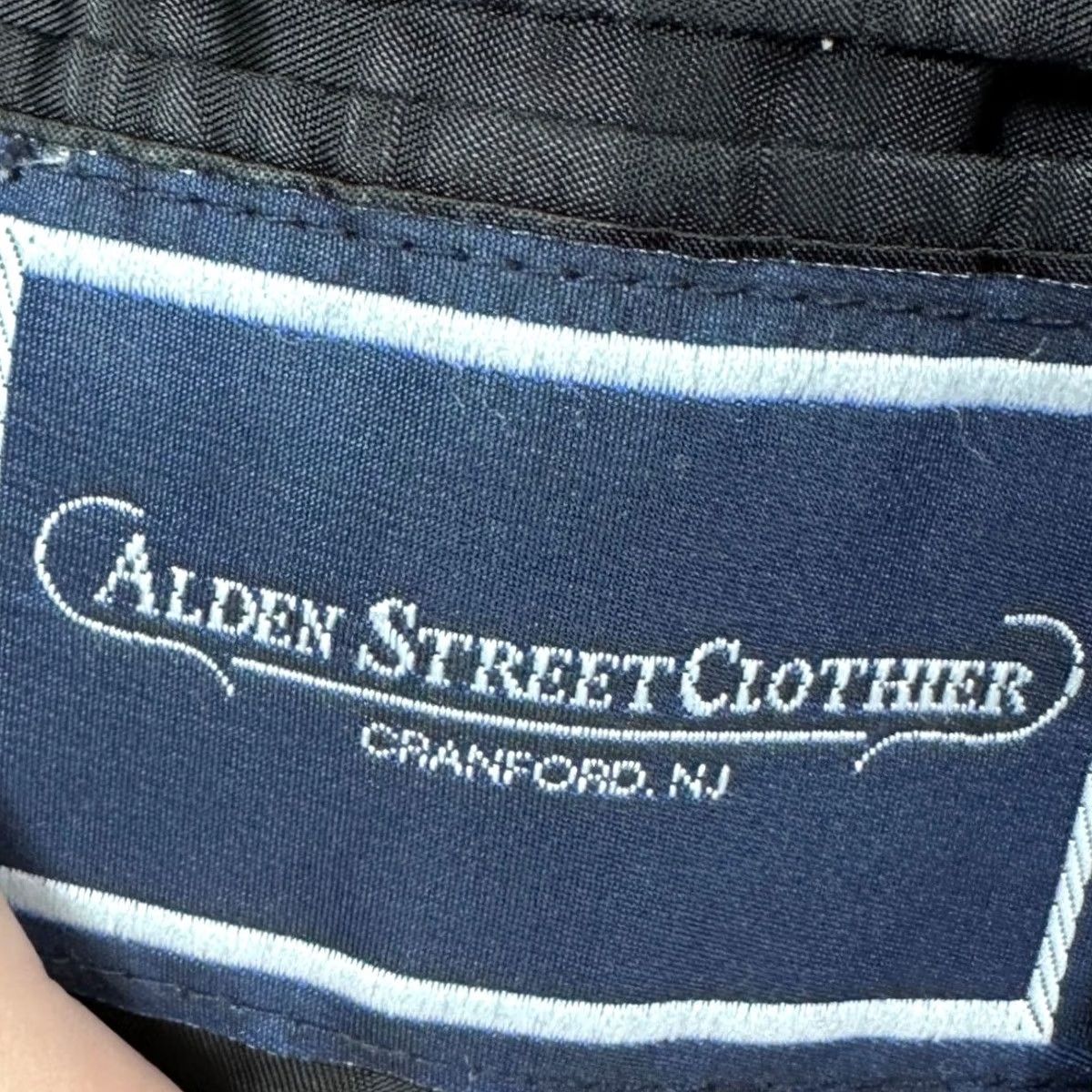Alden Alden Street Clothier Sport Coat Blazer Mens 48R Black 2 Button 100% Cashmere Plaid Notch Lapel Vintage? Size 48R - 4 Thumbnail