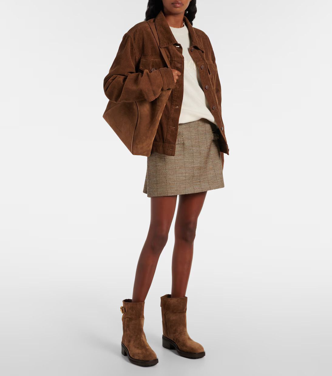 Jimmy Choo o1y0326 Ankle Boots in Brown Size US 6 / IT 36 - 3 Thumbnail