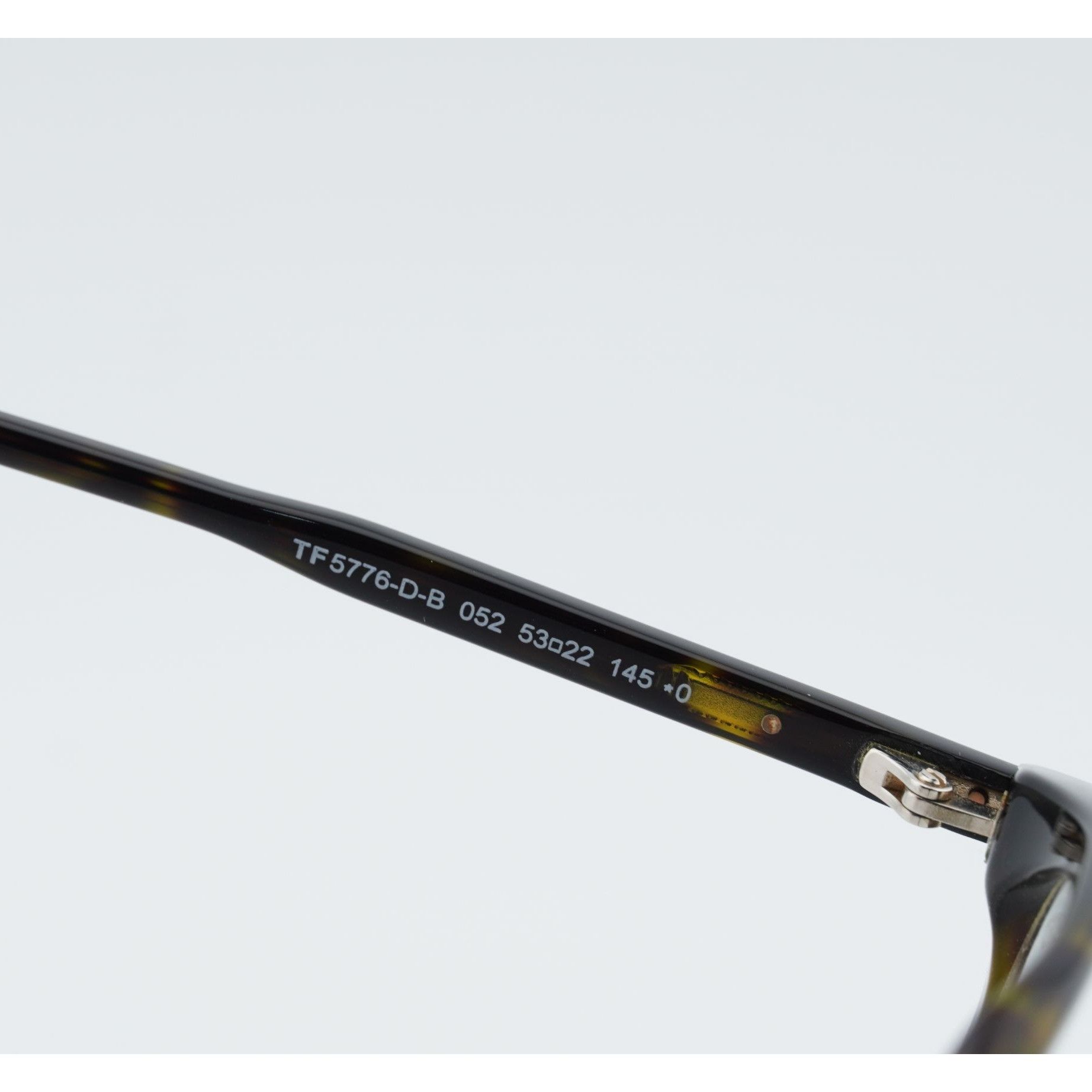 Tom Ford Tom Ford FT5776-D-B 052 Eyeglasses Havana 53mm Square Frame Size ONE SIZE - 7 Thumbnail