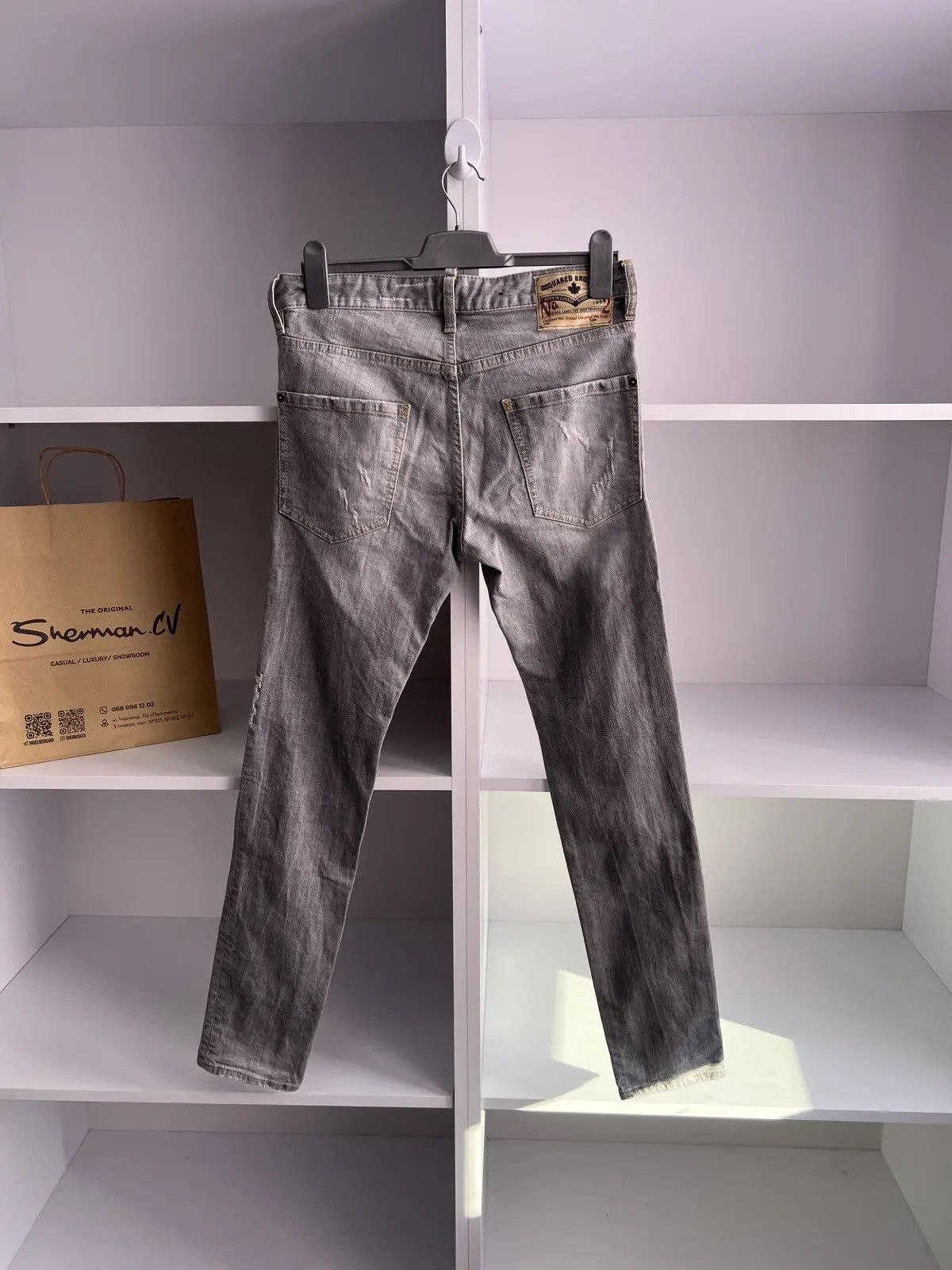 Dsquared2 × Vintage Vintage Dsquared2 Luxury Gray Pants Size US 30 / EU 46 - 10 Thumbnail