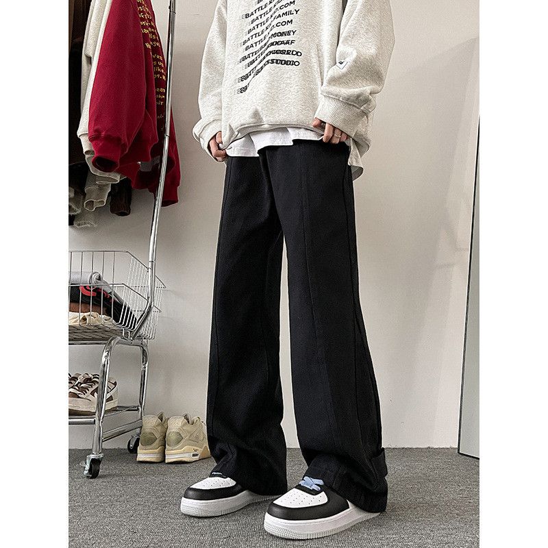Japanese Brand × Jean Retro loose straight leg micro flared jeans Size US 32 / EU 48 - 1 Thumbnail
