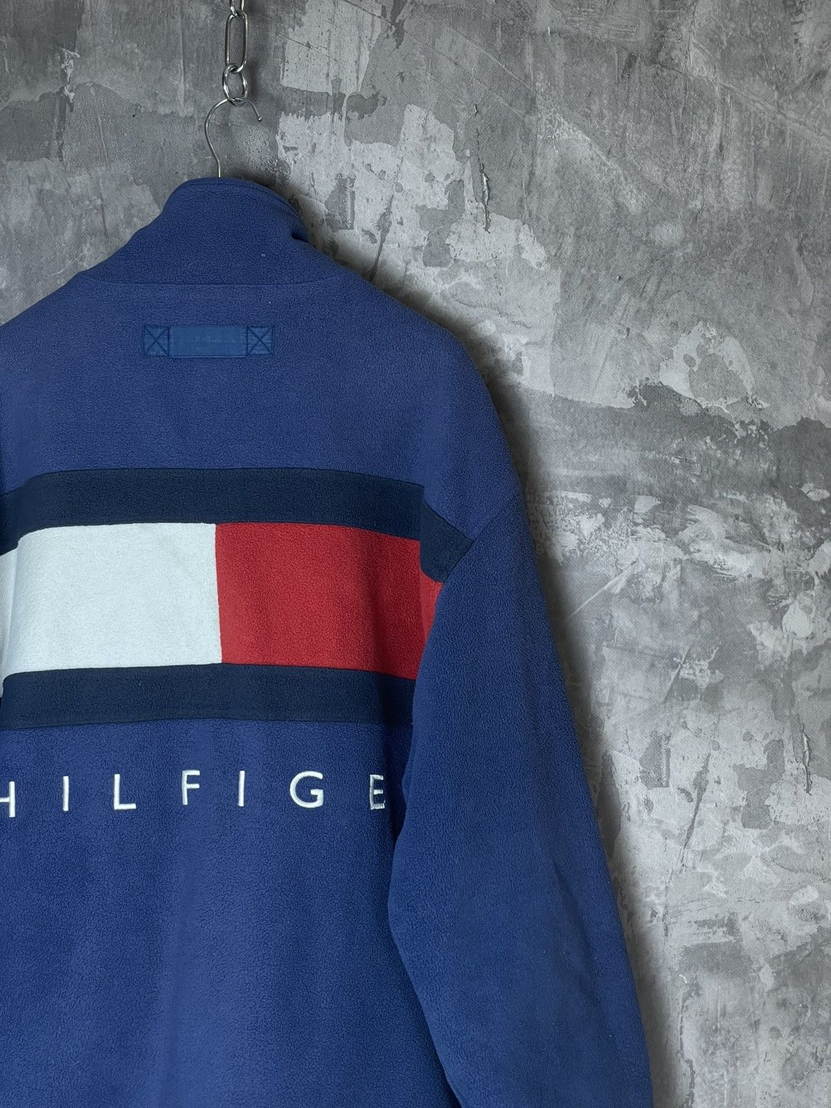 Tommy Hilfiger GRAIL🌟 Vintage Tommy Hilfiger big logo Jacket Fleece Size US L / EU 52-54 / 3 - 4 Thumbnail