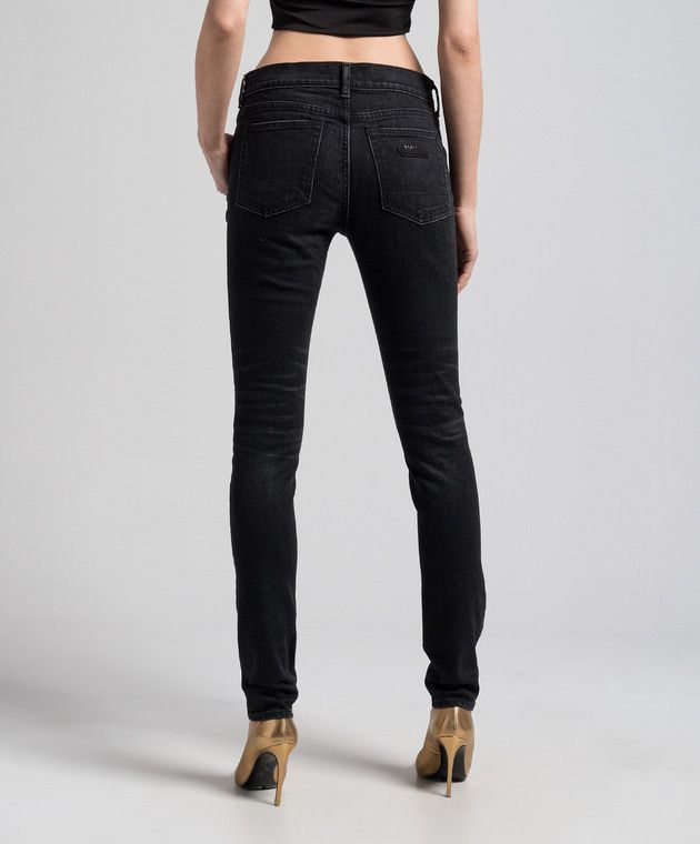 Tom Ford o1w1db10525 PAD113 Skinny Jeans in Black Size 28" / US 6 / IT 42 - 4 Thumbnail