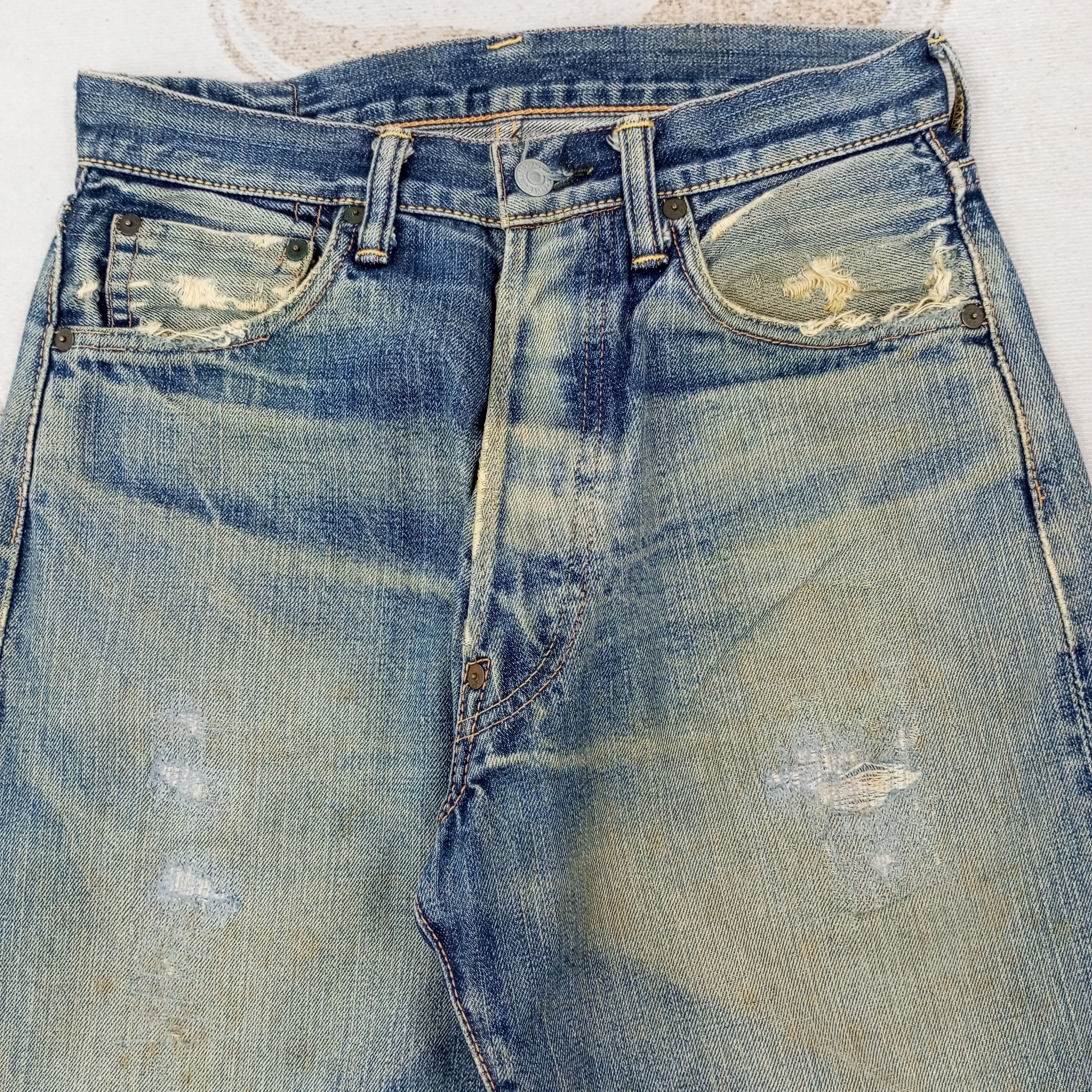 Evisu Evisu Japanese Brand Custom Daicock Jeans c235n5 Size US 27 - 5 Thumbnail