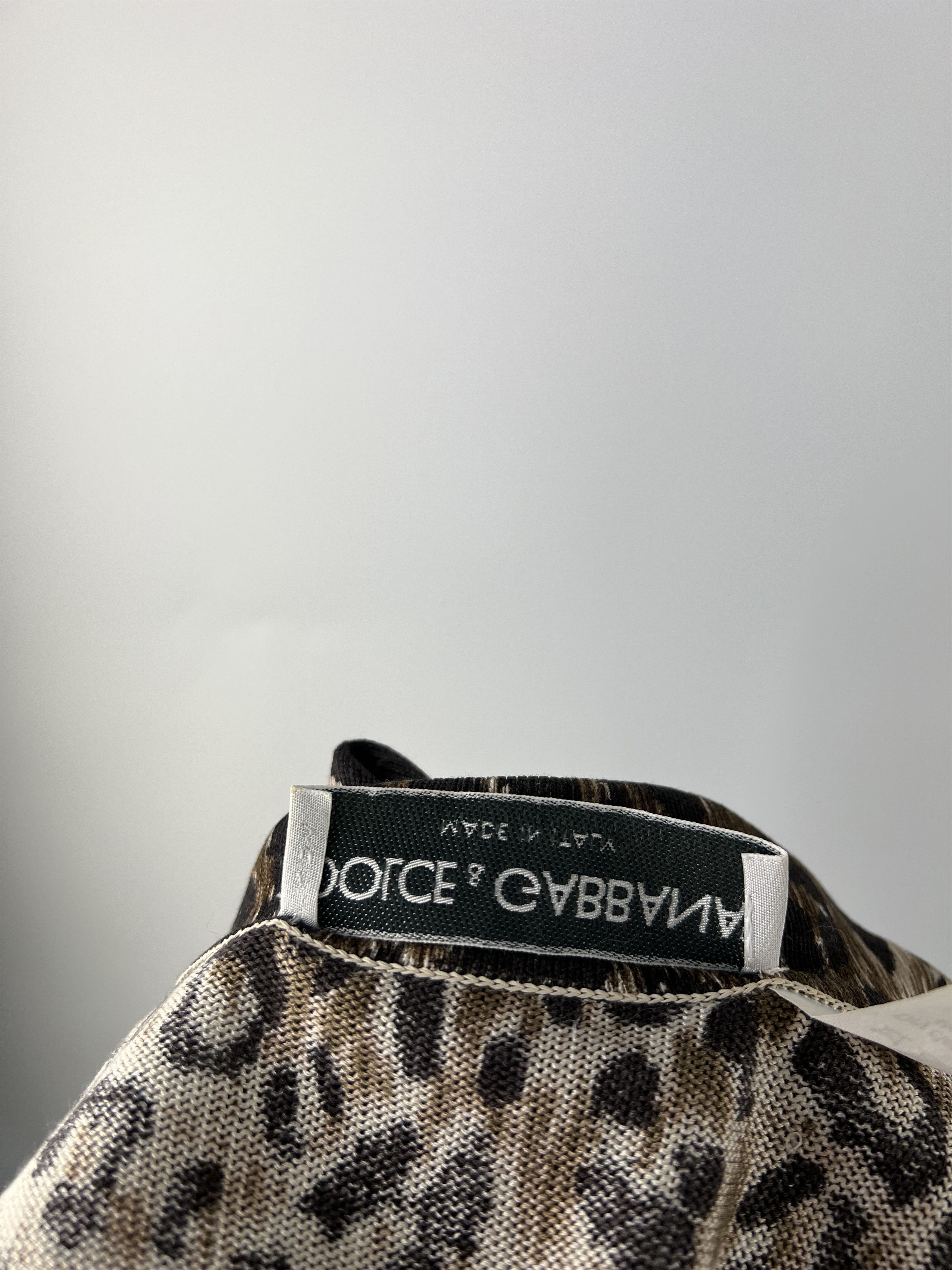 Dolce & Gabbana Dolce Gabbana Vintage Rare Leopard Silk Blouse Top Size IT44 Size M / US 6-8 / IT 42-44 - 6 Thumbnail