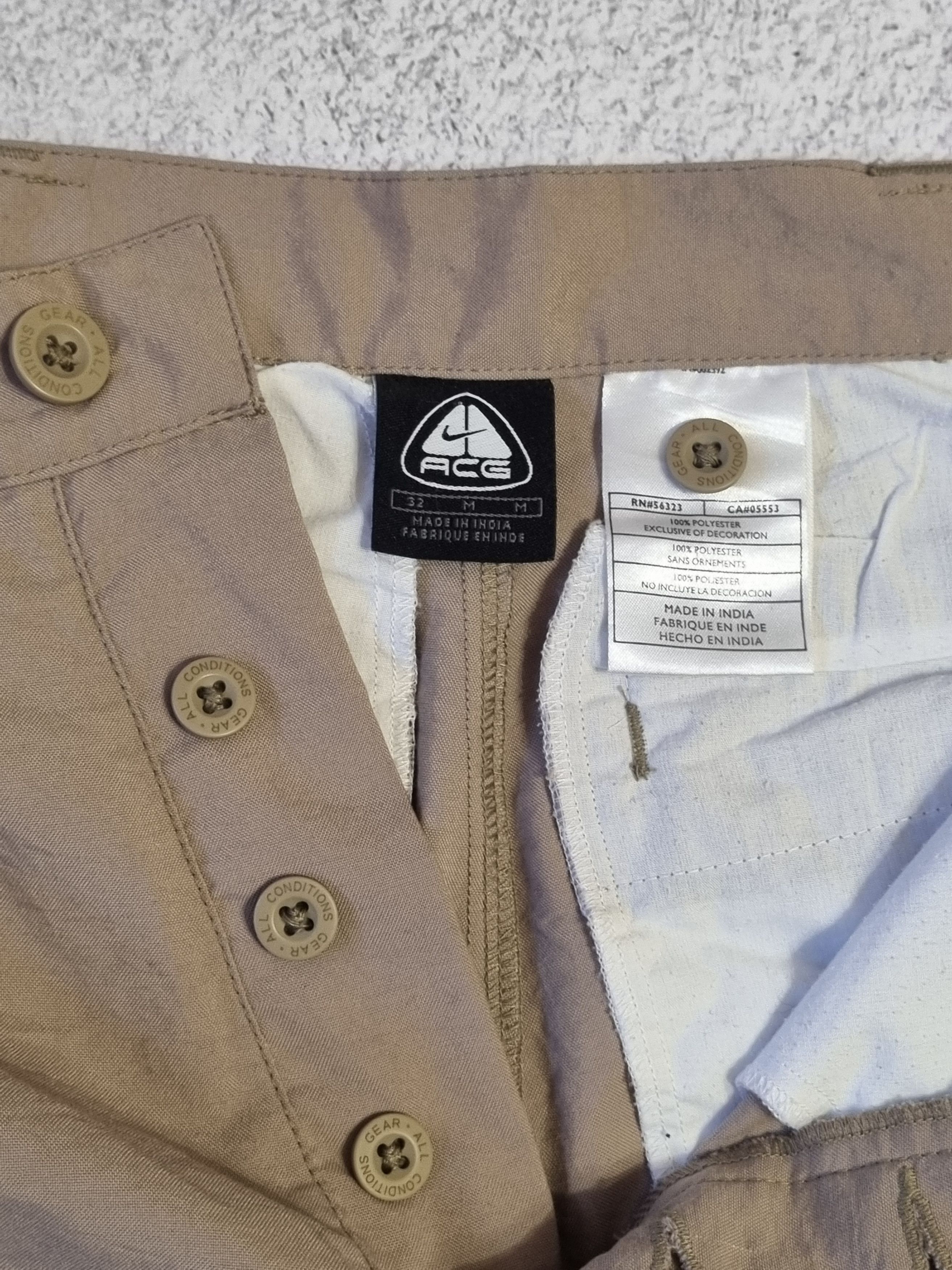 Nike ACG Nike ACG Vintage Zip Off Cargo Pants Size US 32 / EU 48 - 12 Thumbnail