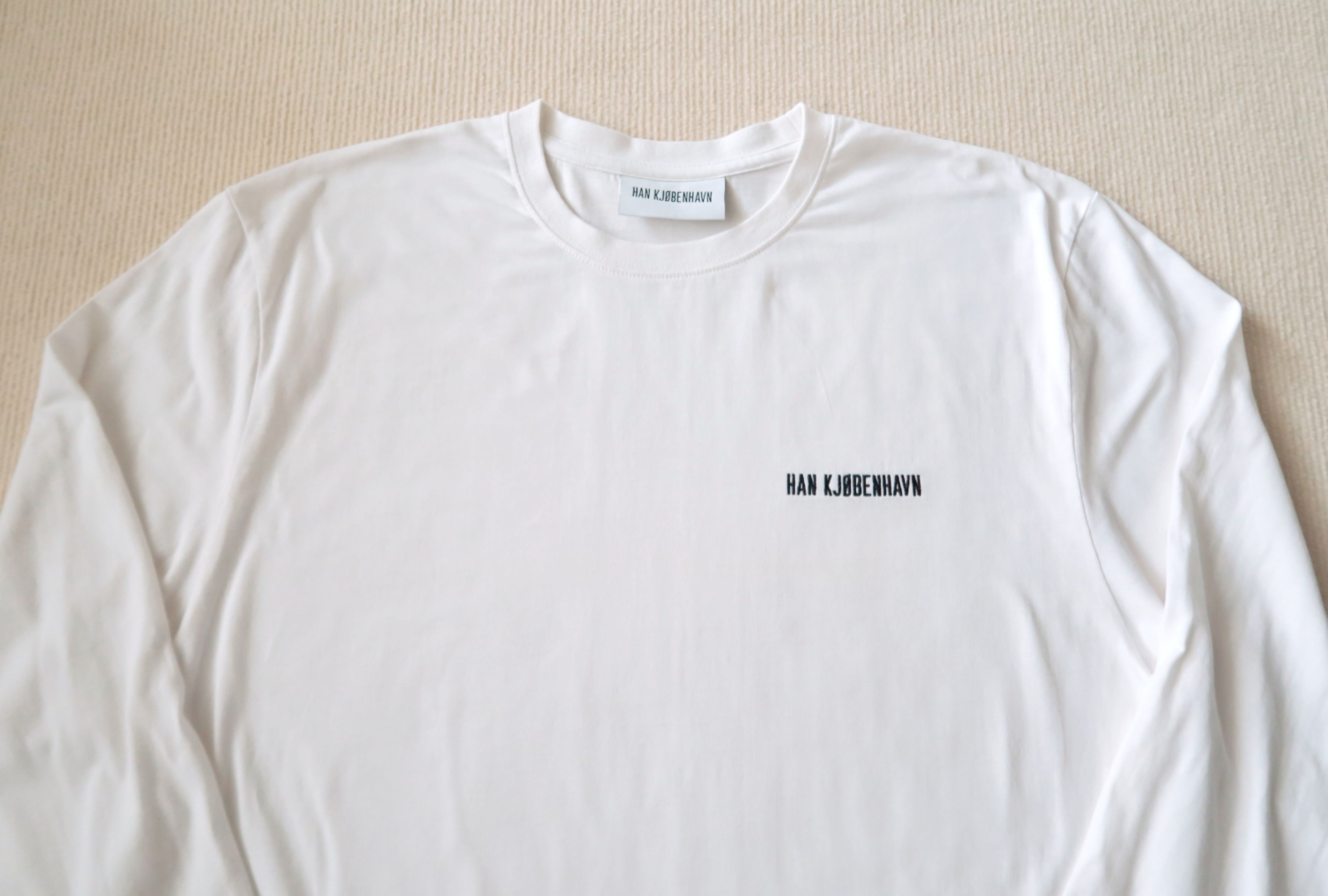 Han Kjobenhavn Han Kjobenhavn Copenhagen Logo Long Sleeve T-shirt Size US XL / EU 56 / 4 - 3 Thumbnail