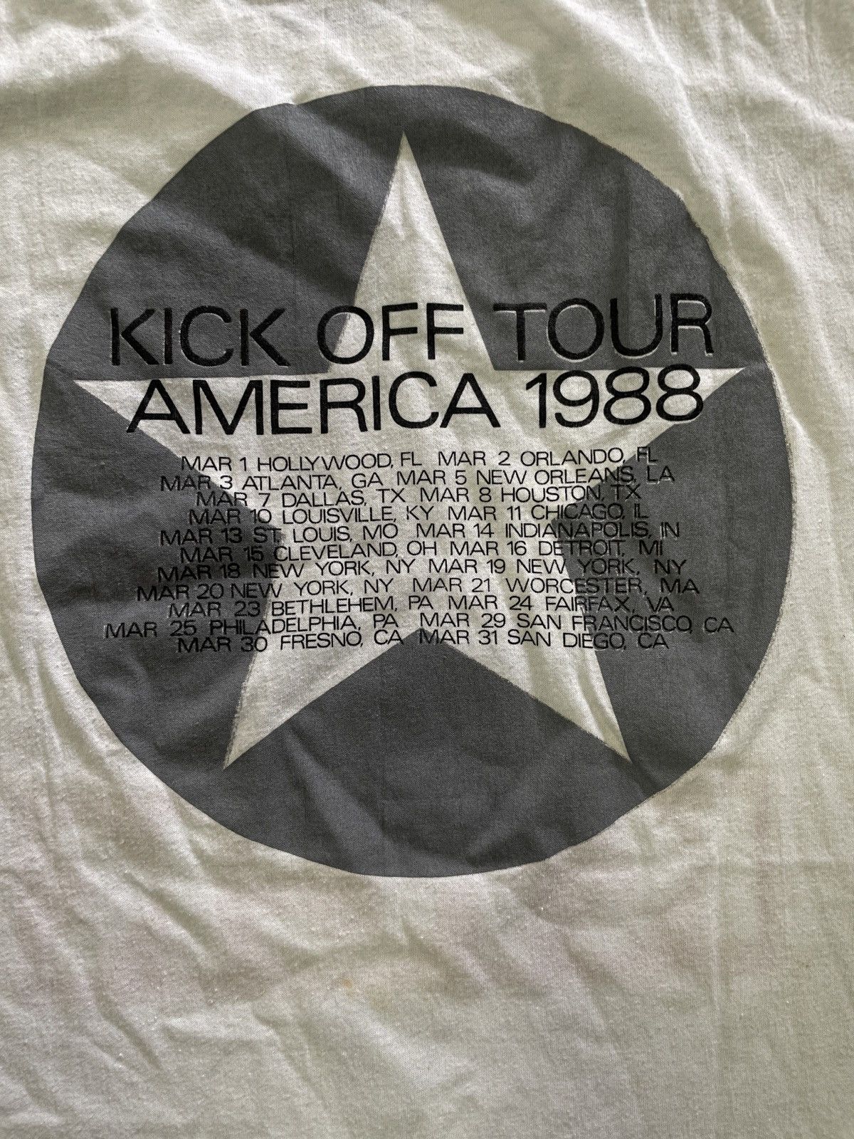 Band Tees × The Unbranded Brand × Vintage Vintage 80s INXS Album “KICK” Band Tees Size US XL / EU 56 / 4 - 4 Thumbnail