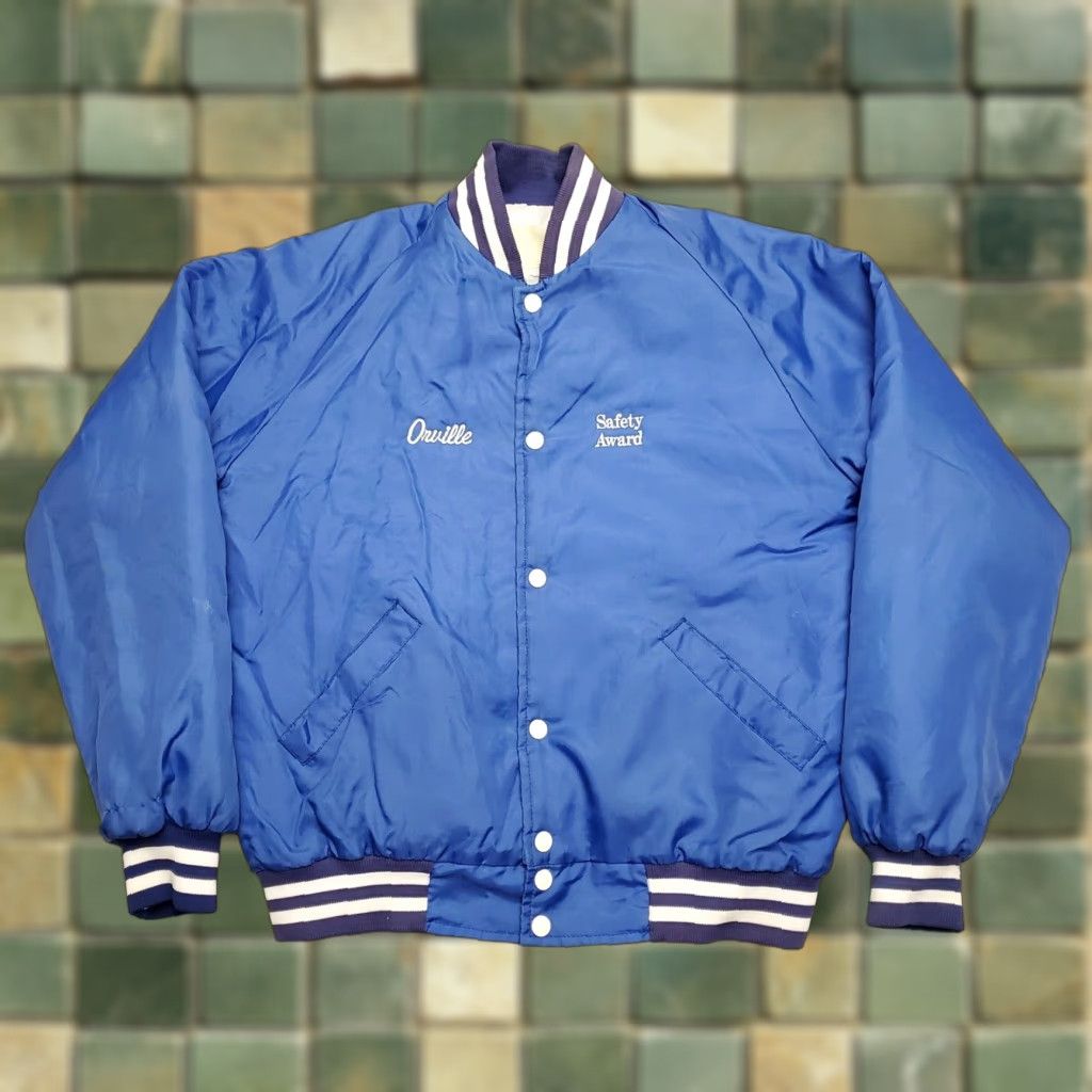 Vintage Vintage Potlach Jacket Mens Large Blue Bomber Brainerd Minnesota Outdoor Casual Shirt Size US L / EU 52-54 / 3 - 1 Thumbnail