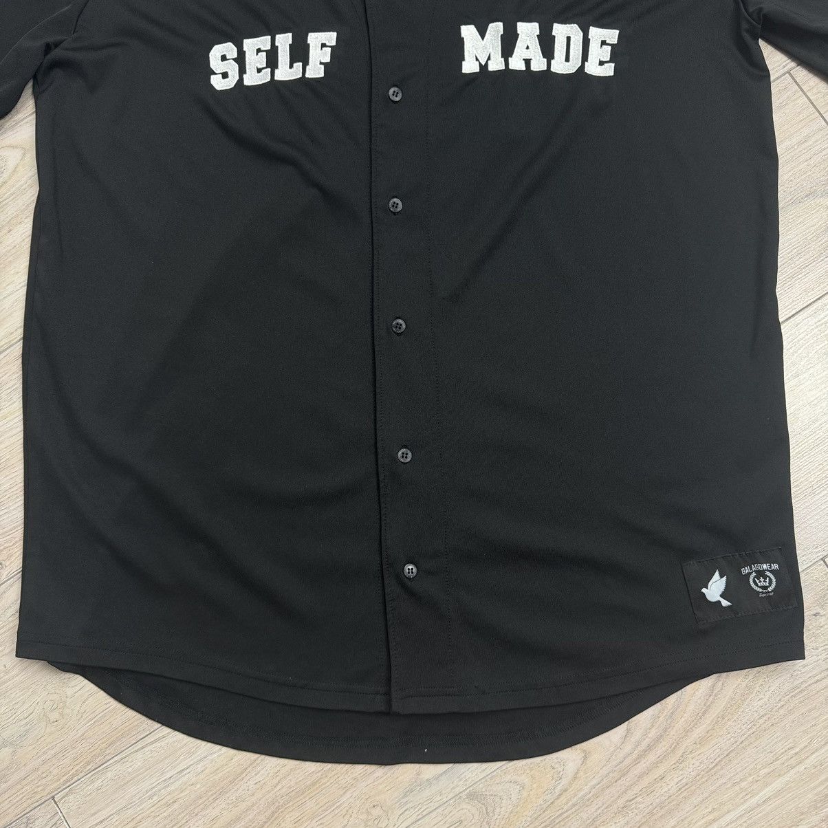 Other Vintage GalagoWear SELF MADE Embroidered Baseball Jersey Size US XL / EU 56 / 4 - 7 Thumbnail