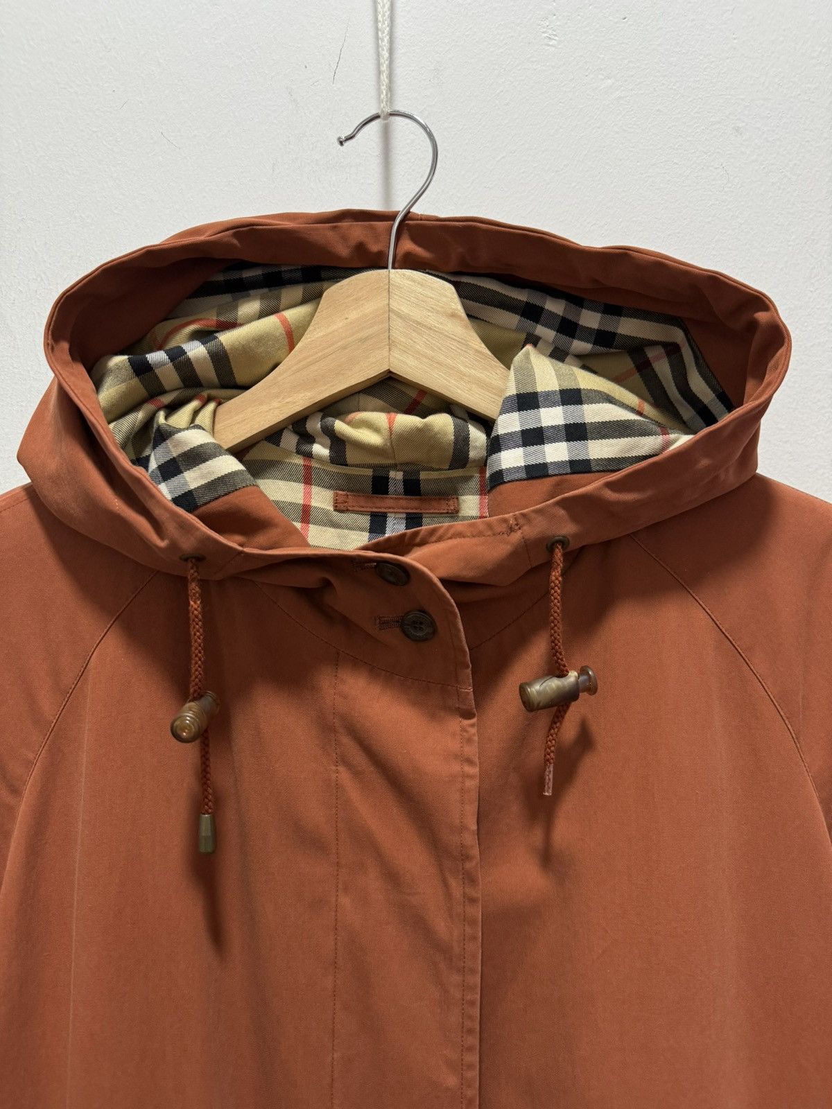 Burberry BURBERRY NOVACHECK LONG JACKET Size L / US 10 / IT 46 - 5 Thumbnail