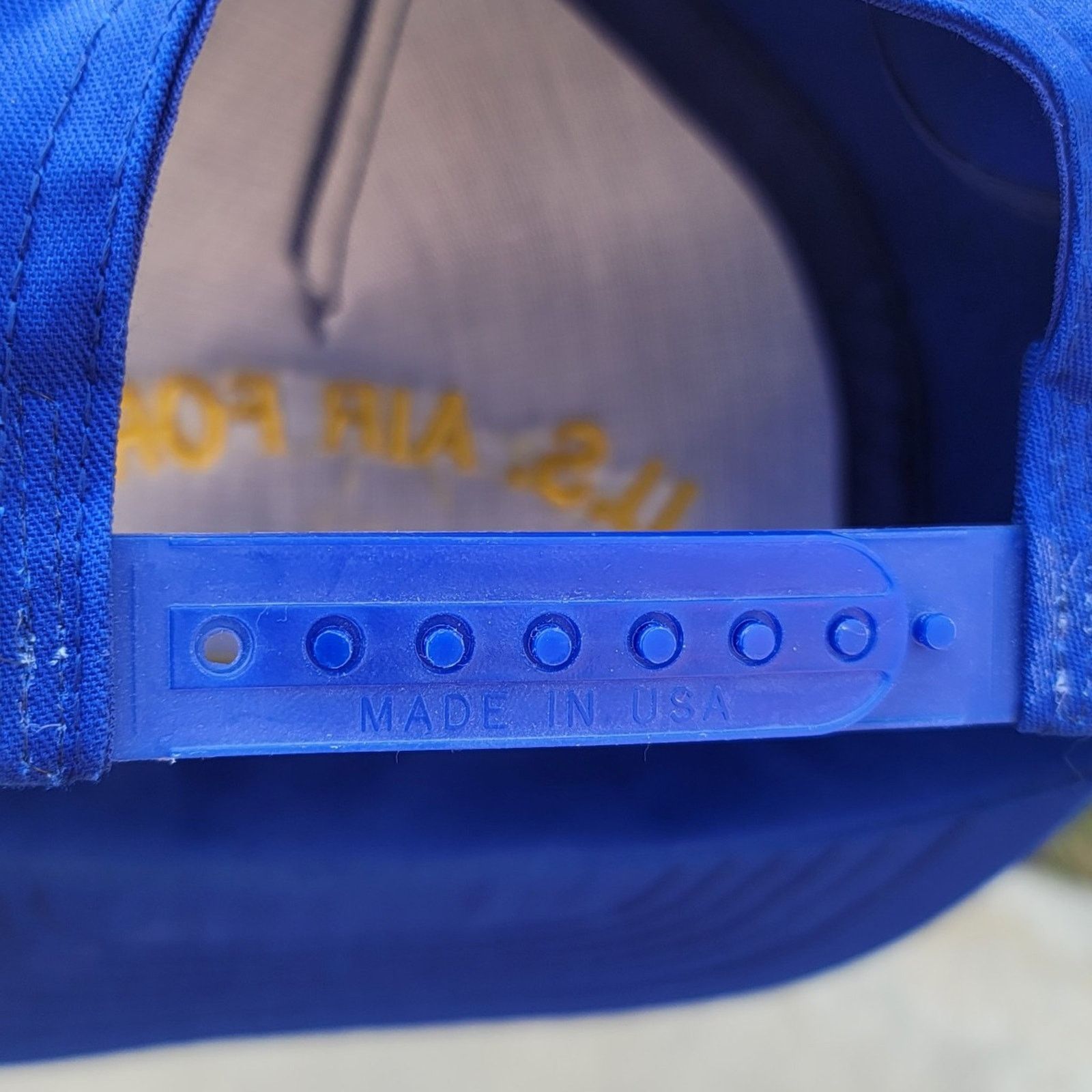 The Unbranded Brand Vtg US Air Force Snapback Retired Hat Size ONE SIZE - 7 Thumbnail