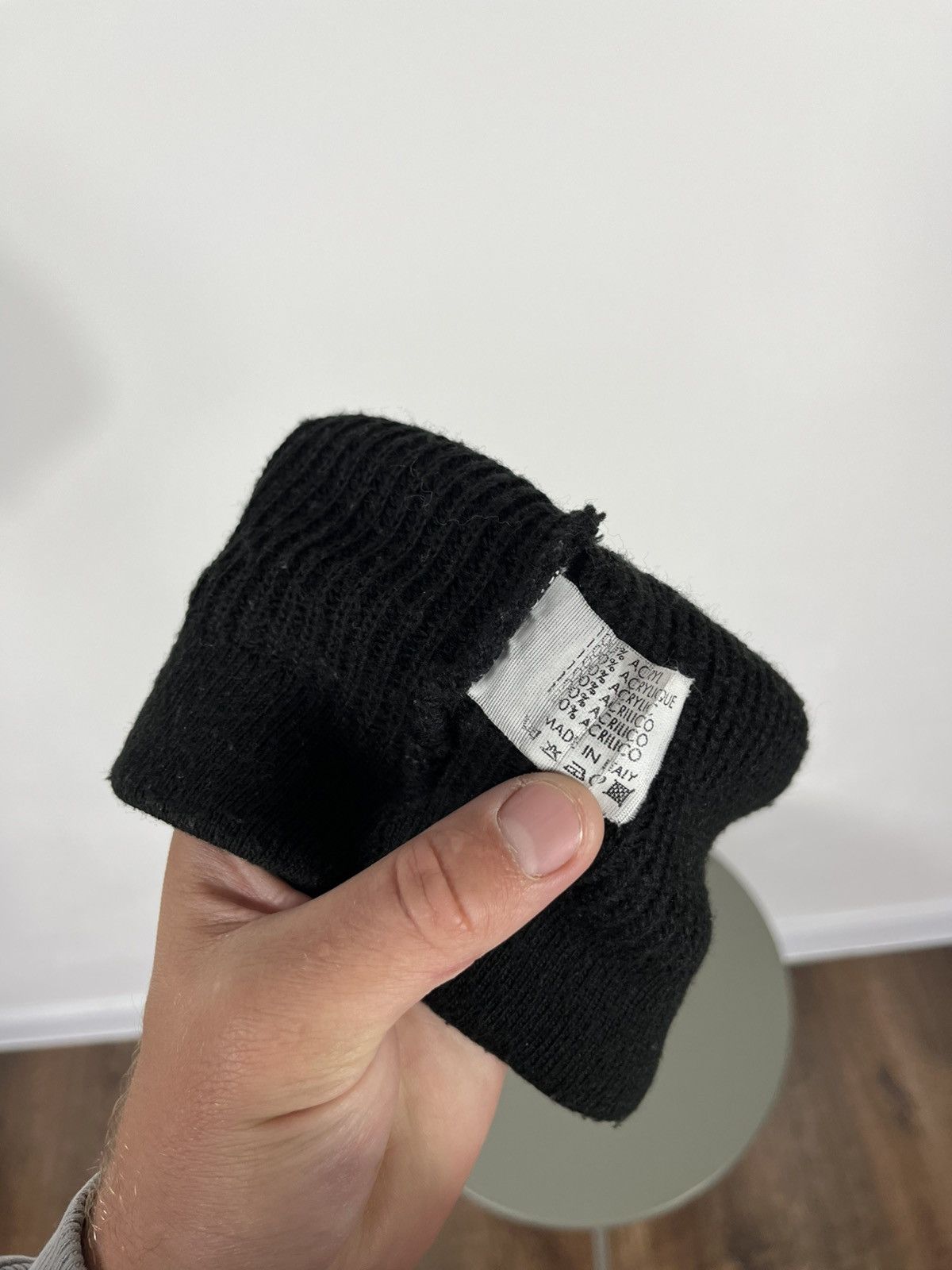 Lotto Sport × Vintage Vintage Lotto Juventus Beanie Black Knit Hat Made in Italy Size ONE SIZE - 8 Thumbnail