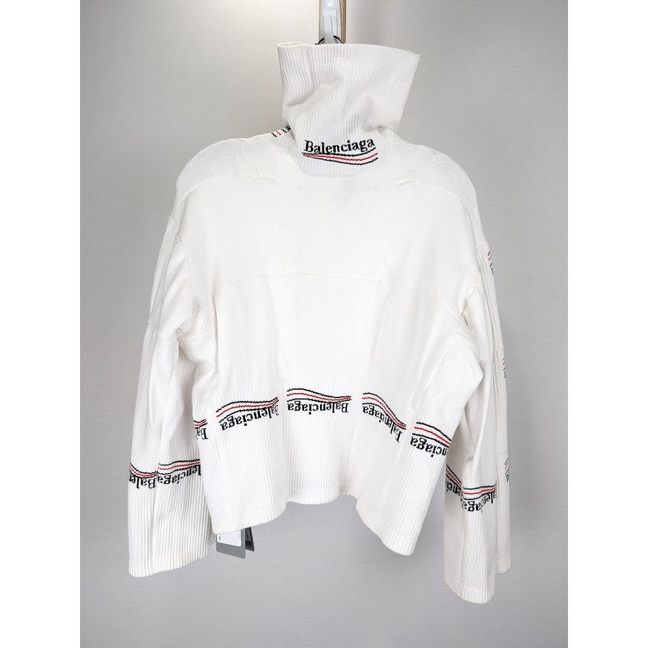 Balenciaga o1rshd1 Socks Jumper Political Tennis Socks in White Size US S / EU 44-46 / 1 - 10 Thumbnail