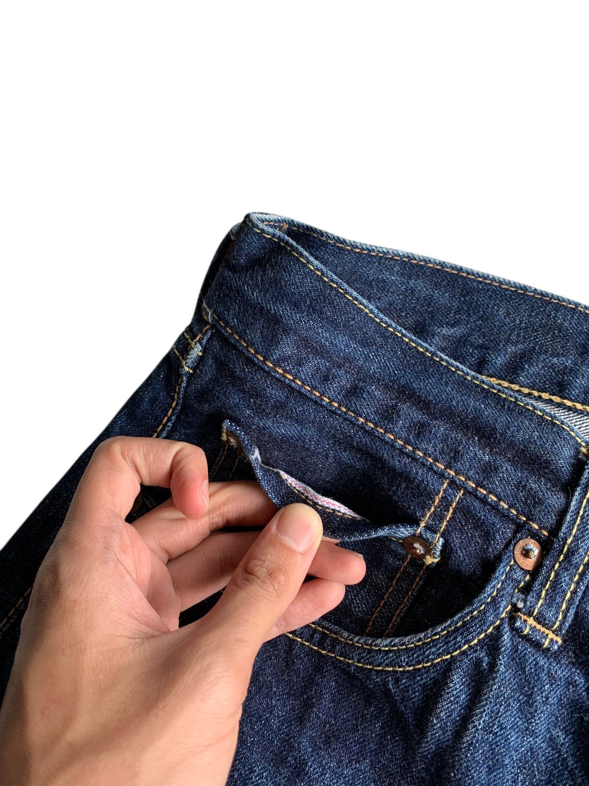 Sugar Cane VINTAGE SUGAR CANE’S STAR SELVEDGE BUTTON FLY JAPANESE DENIM Size US 32 / EU 48 - 18 Thumbnail