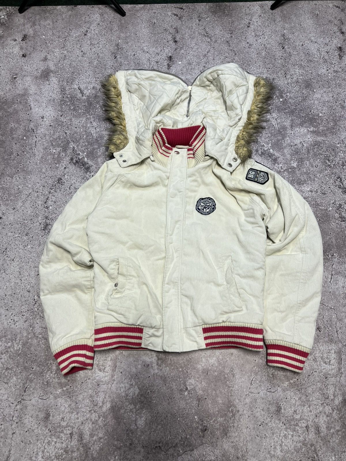 O'Neill Y2K Vintage Oneill Faux Fur Hoodie Jacket lgb if6was9 style Size M / US 6-8 / IT 42-44 - 6 Thumbnail