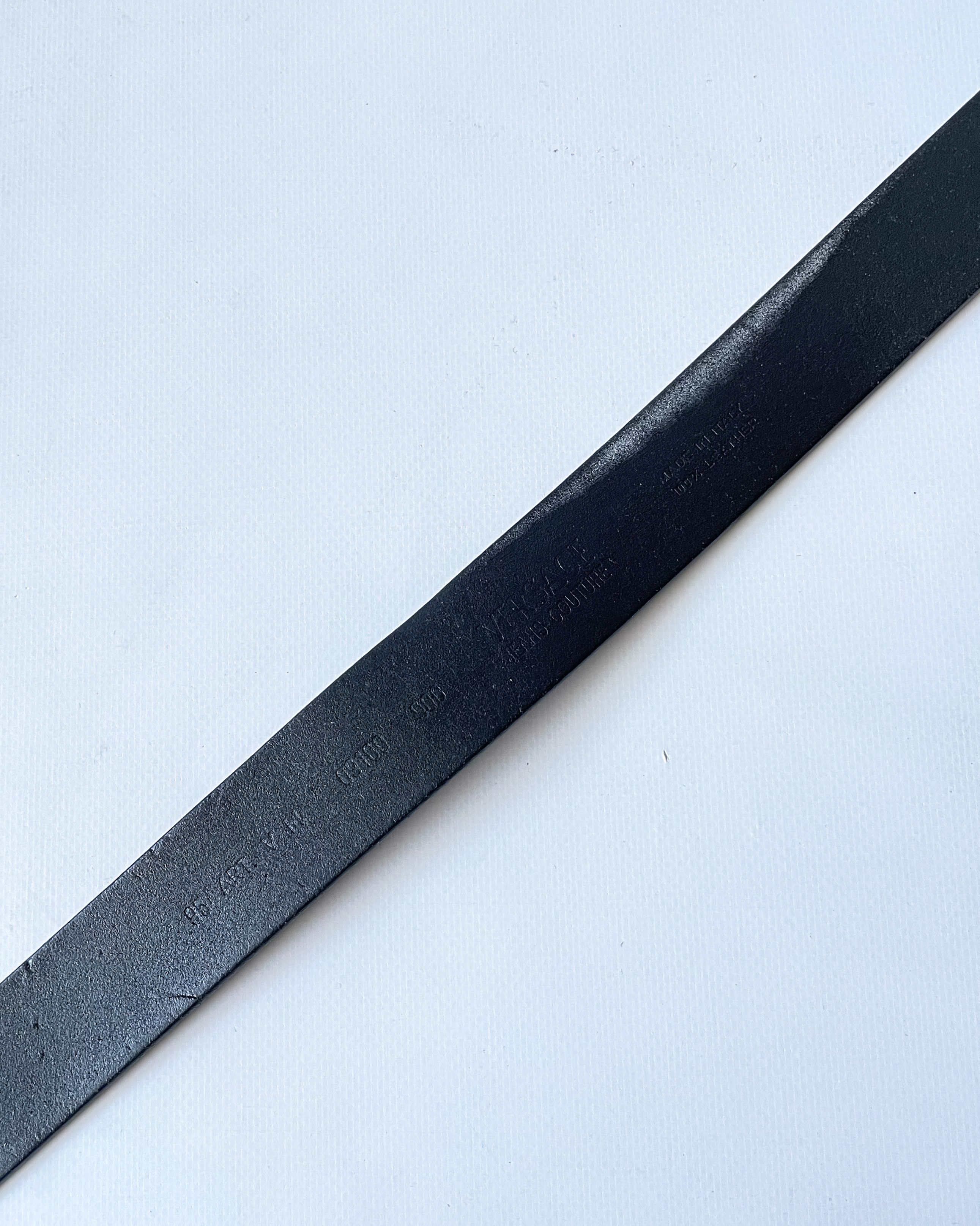 Versace Jeans Couture Vintage Versace Jeans Couture Leather Belt Size 36 - 8 Thumbnail