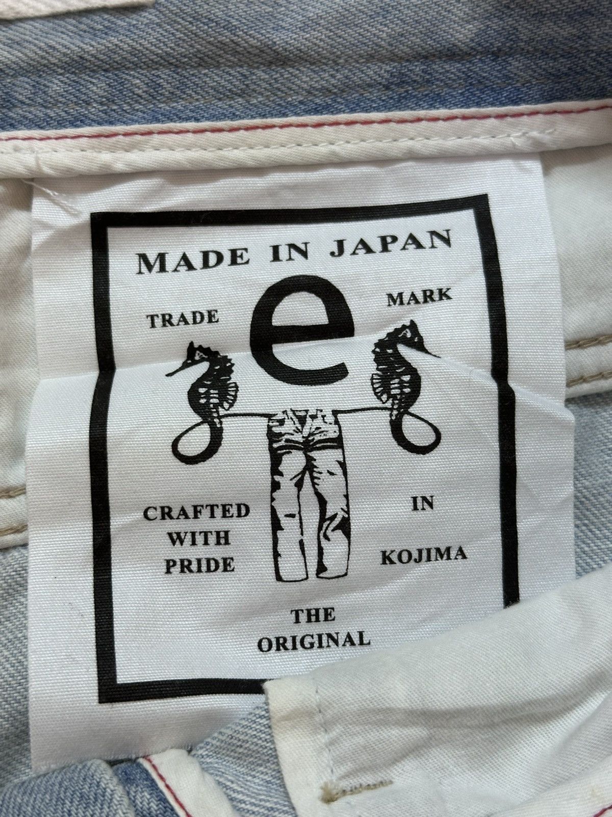 KOJIMA GENES Vintage e Faded Selvedge Ripped Grunge Distressed Denim Size US 32 / EU 48 - 10 Thumbnail