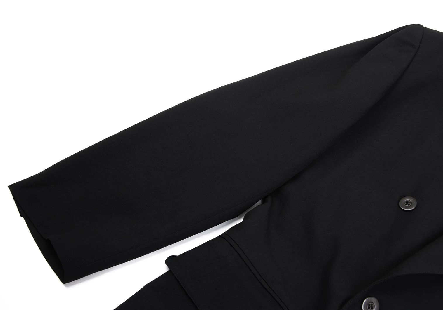 Jean Paul Gaultier Wool Big Lapel Double Jacket in Black Size 48 Size US M / EU 48-50 / 2 - 5 Thumbnail