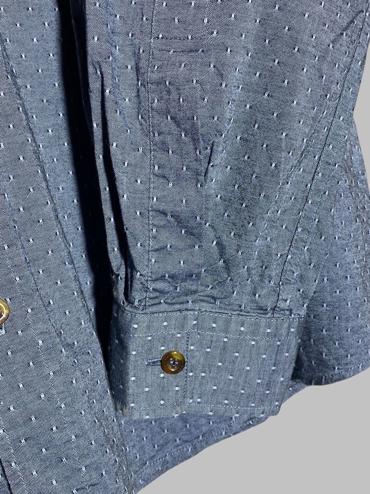 Vivienne Westwood Vivienne Westwood Denim Blue Long Sleeve Button Up Shirt Size US L / EU 52-54 / 3 - 15 Thumbnail