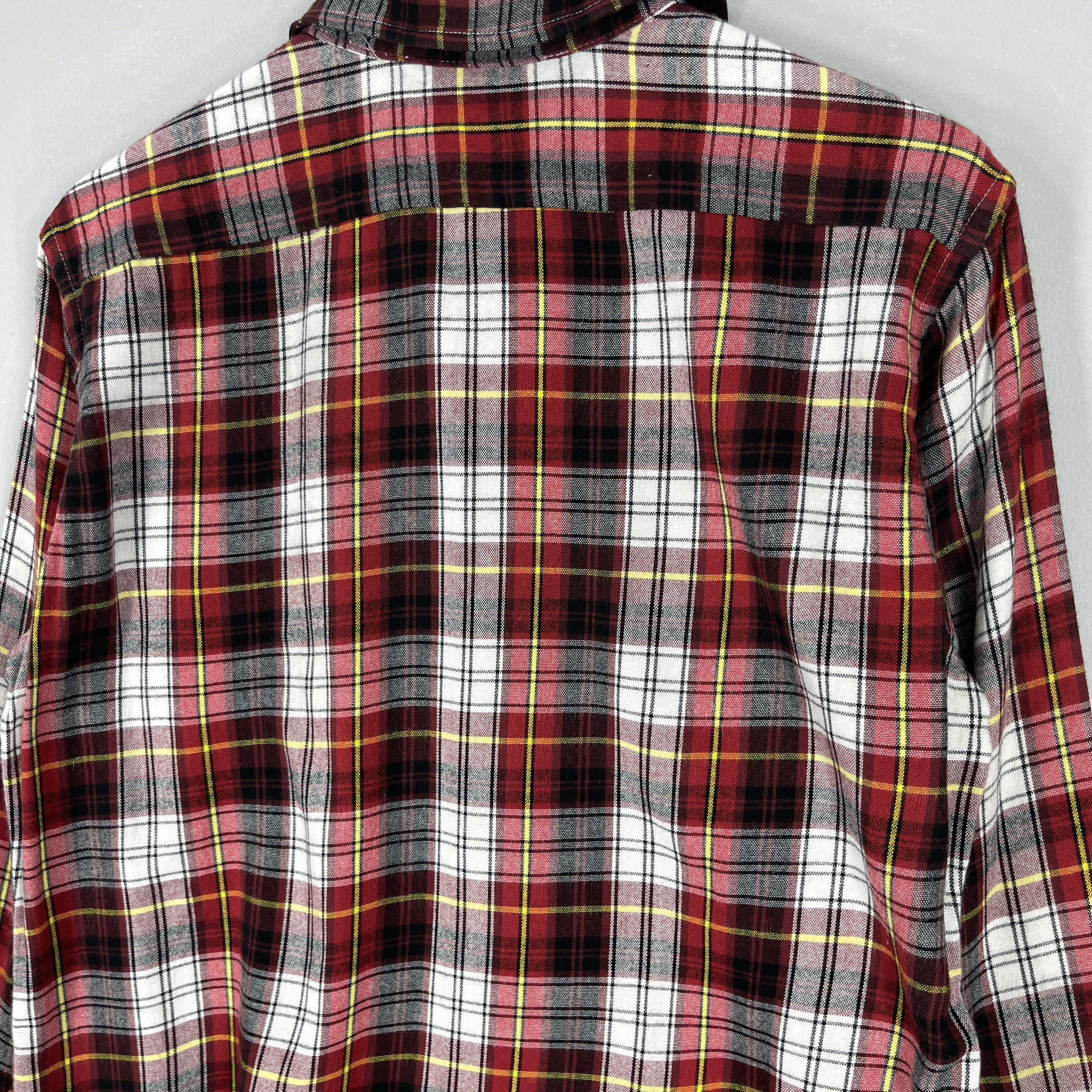 Baracuta Vintage 90's BARACUTA Plaid Checkered Red Tartan Flannel Size US L / EU 52-54 / 3 - 10 Thumbnail