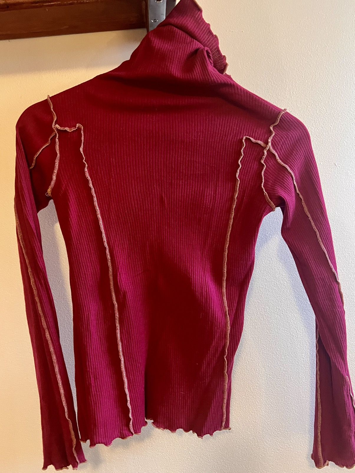Baserange Baserange burgundy turtleneck top Size M / US 6-8 / IT 42-44 - 2 Thumbnail