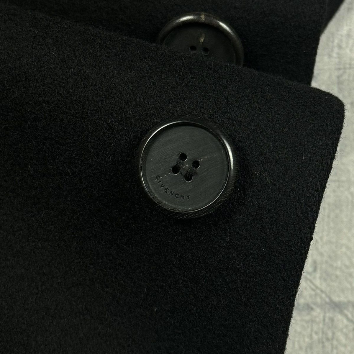 Givenchy Vintage Givenchy Wool Classic Designer Luxury Coat Jacket og Size US L / EU 52-54 / 3 - 12 Thumbnail