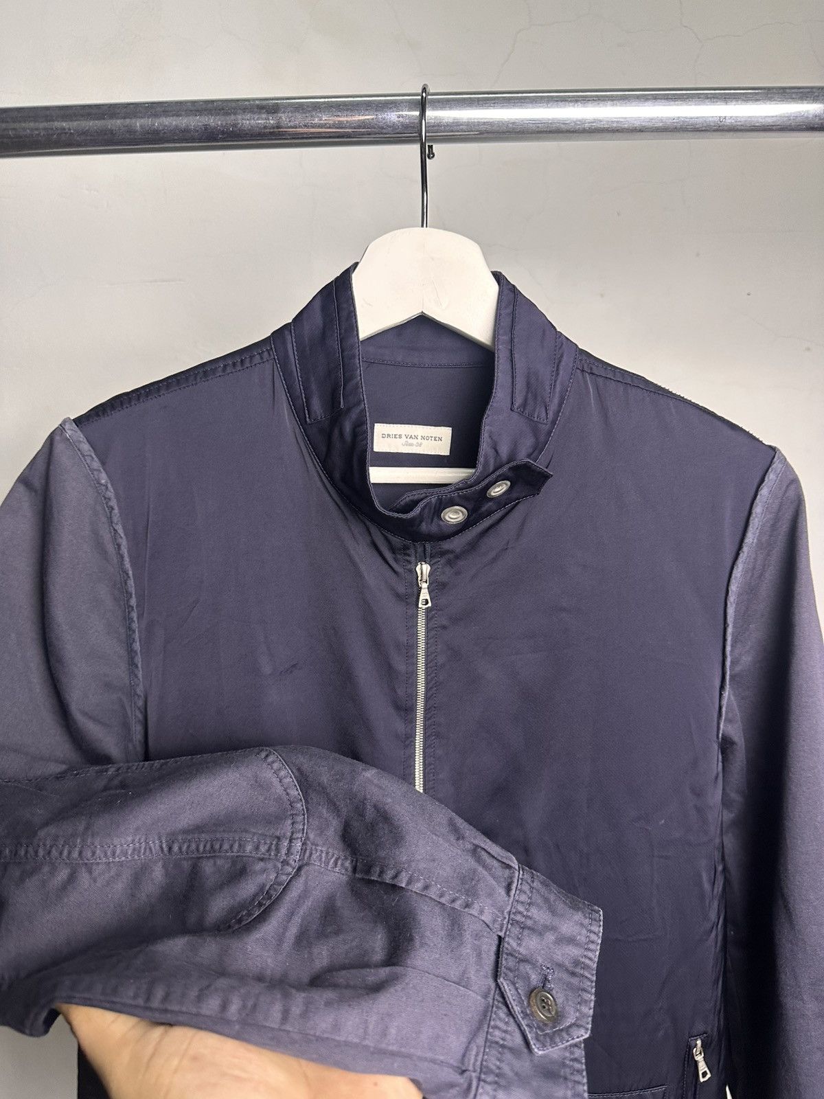 Dries Van Noten Dries Van Noten Hybrid Rayon Jacket Size US M / EU 48-50 / 2 - 6 Thumbnail