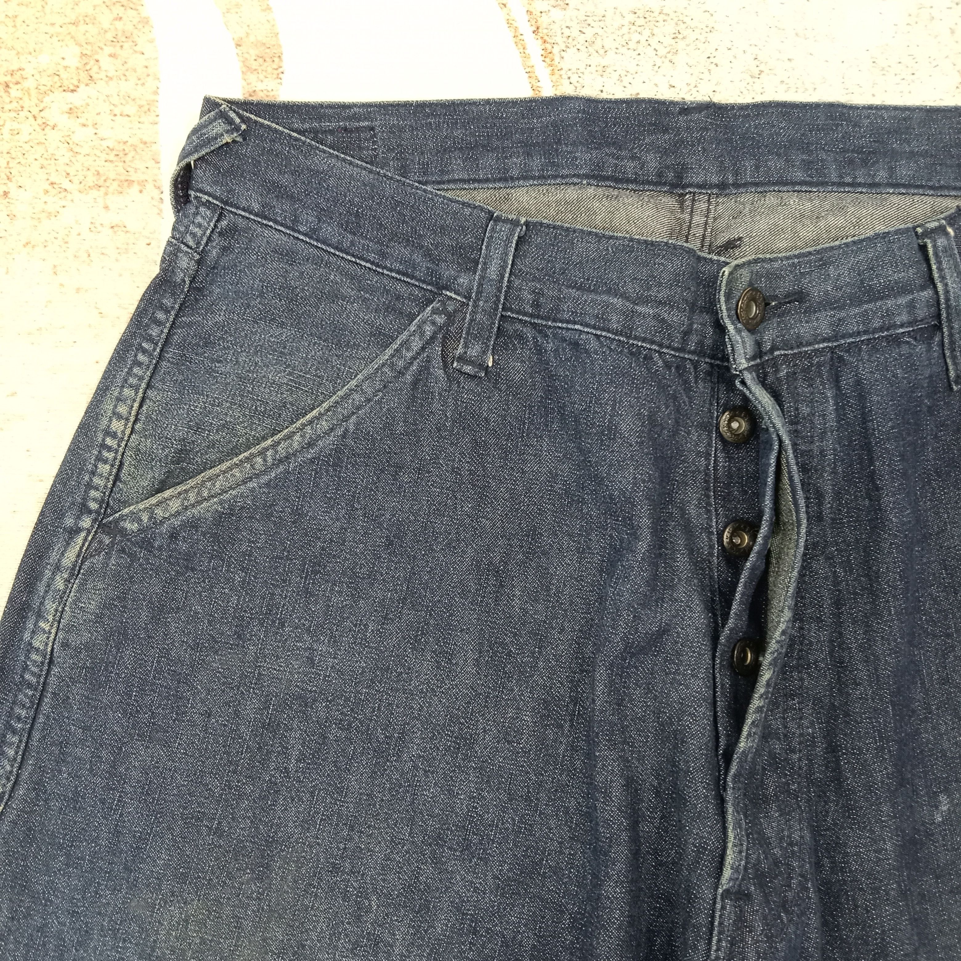 Evisu Evisu Yamane Japanese Daicock Short Denim Jeans C265N16 Size US 33 - 5 Thumbnail