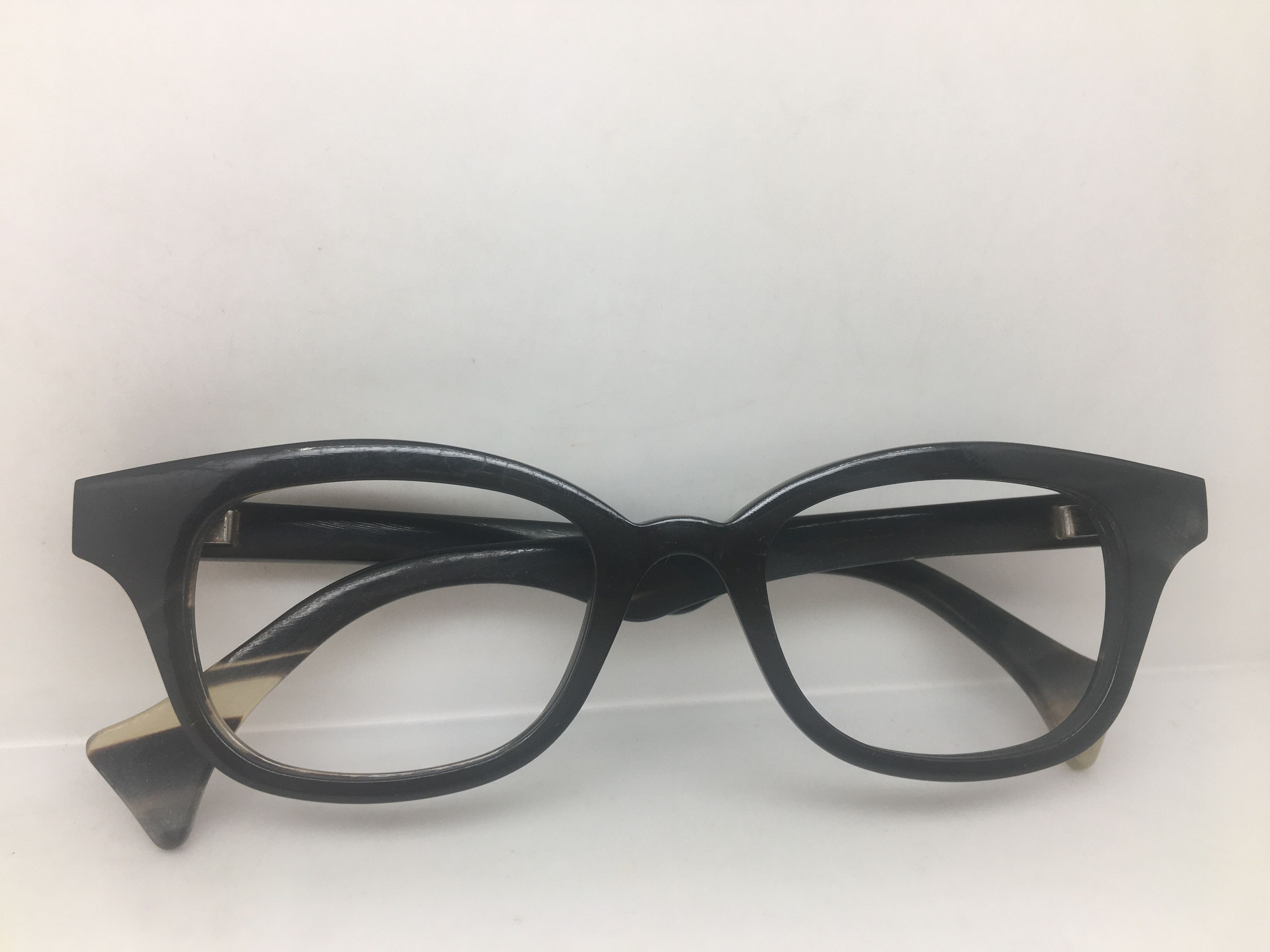 Other Genuine Horn Cateye Eyeglasses Frame Woman RX Size ONE SIZE - 6 Thumbnail