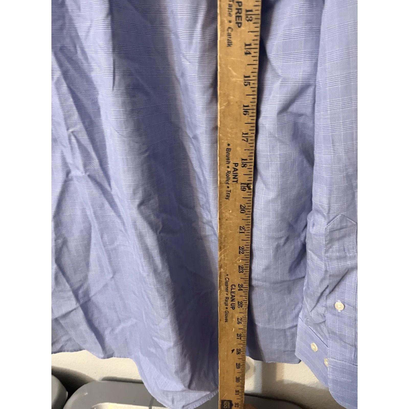 Brooks Brothers Brooks Brothers 346 Blue Plaid Dress Shirt 16.5-4/5 Regular Men Knitted Non-Iron Pocket Cuffed 100% Cotton Size 42R - 4 Thumbnail