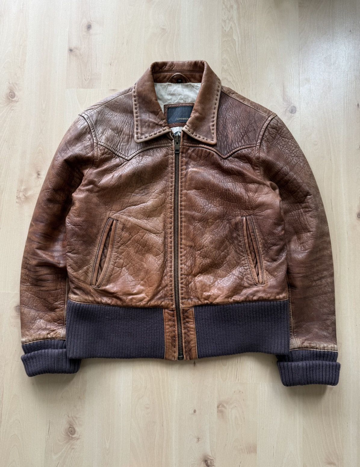 Lindbergh Lindbergh aviator leather jacket Size US M / EU 48-50 / 2 - 3 Thumbnail