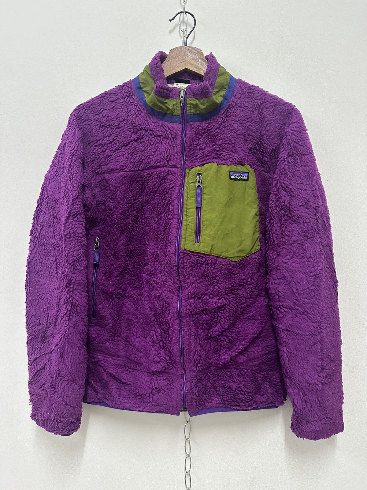 Patagonia × Vintage Vintage Patagonia colour blok fleece Size S / US 4 / IT 40 - 1 Thumbnail