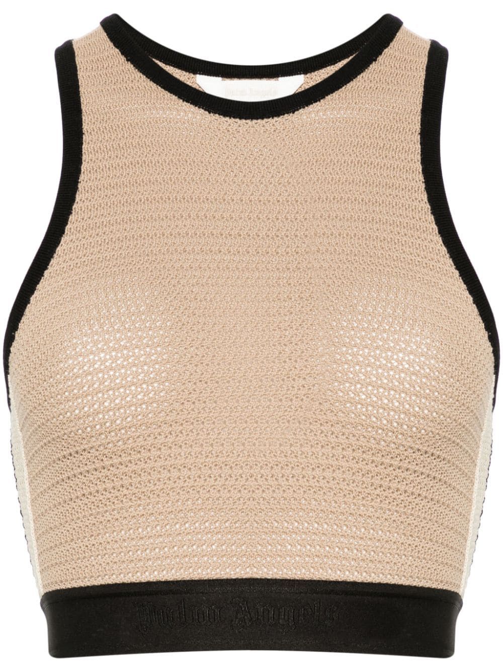 Palm Angels KNITTED CROPPED TOP Size M / US 6-8 / IT 42-44 - 1 Thumbnail