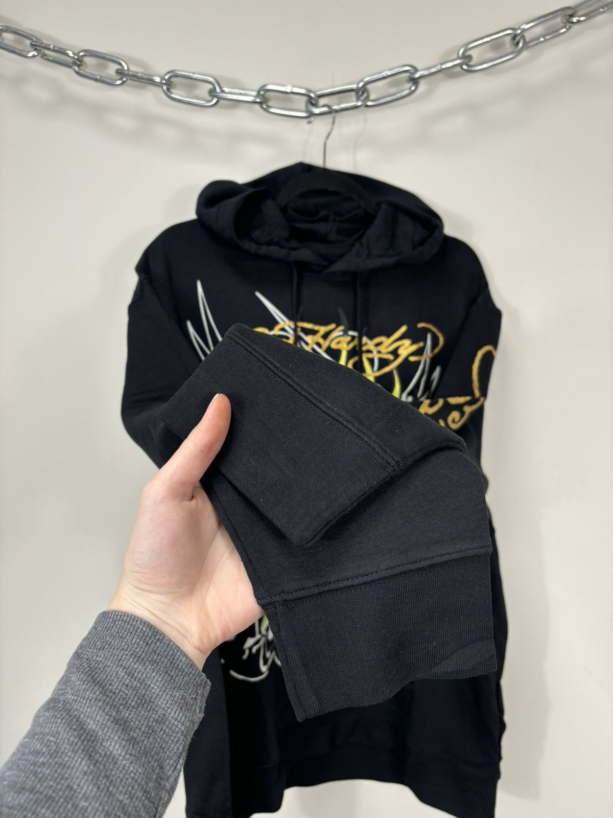Ed Hardy Vintage Ed Hardy Skull Tattoo Y2K NEW Hype Black Hoodie Size US XL / EU 56 / 4 - 8 Thumbnail