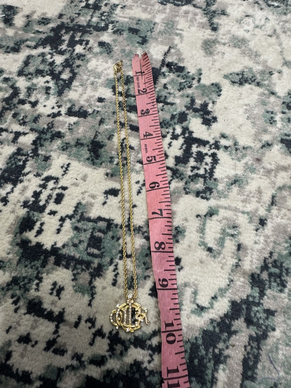 Christian Dior Monsieur VINTAGE CHRISTIAN DIOR EMBLEM GOLD TONE NECKLACE Size ONE SIZE - 7 Thumbnail