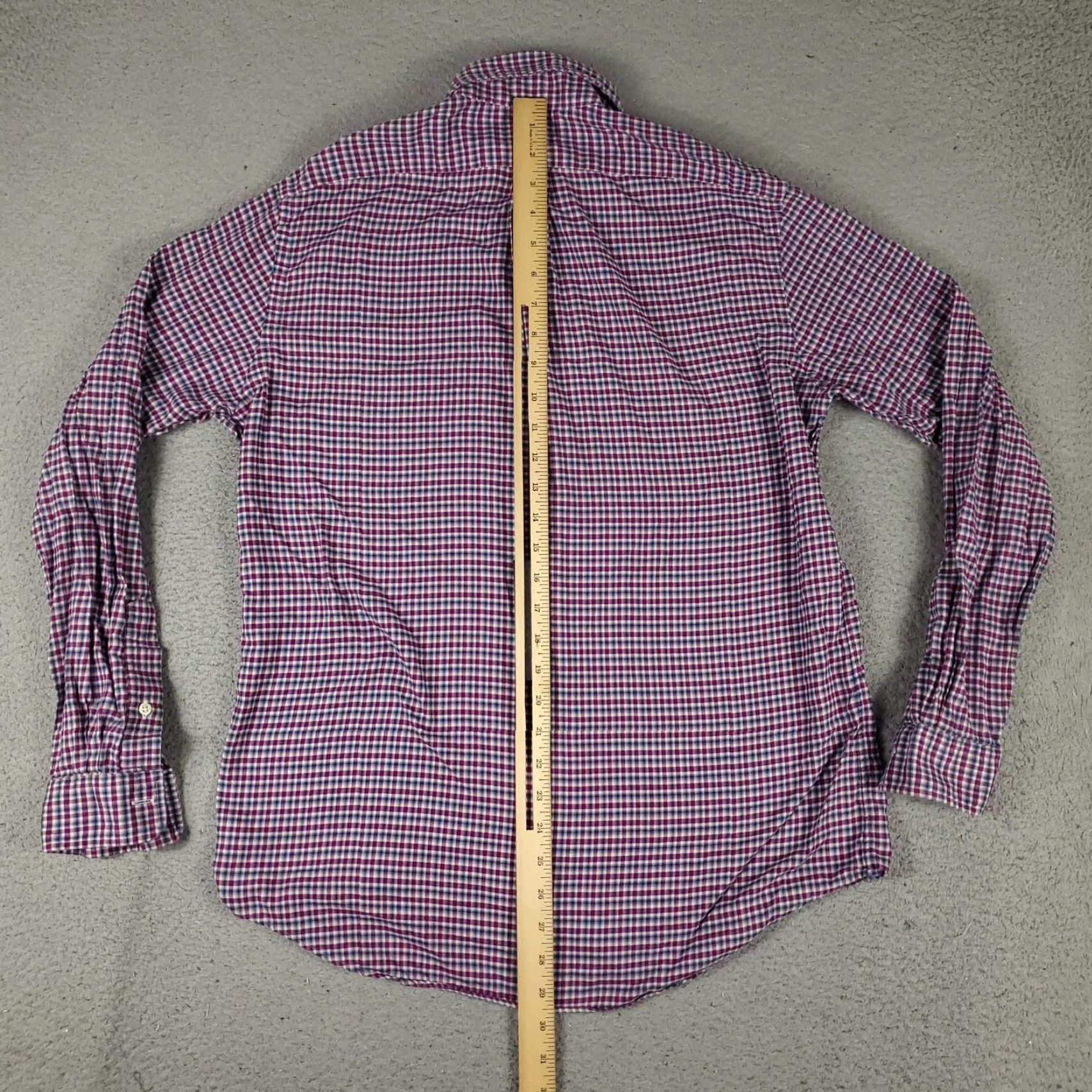 Ralph Lauren Vintage Ralph Lauren Men's Cotton Plaid Shirt Long Sleeve Classic Fit Button Down Purple 90s preppy Size US M / EU 48-50 / 2 - 4 Thumbnail