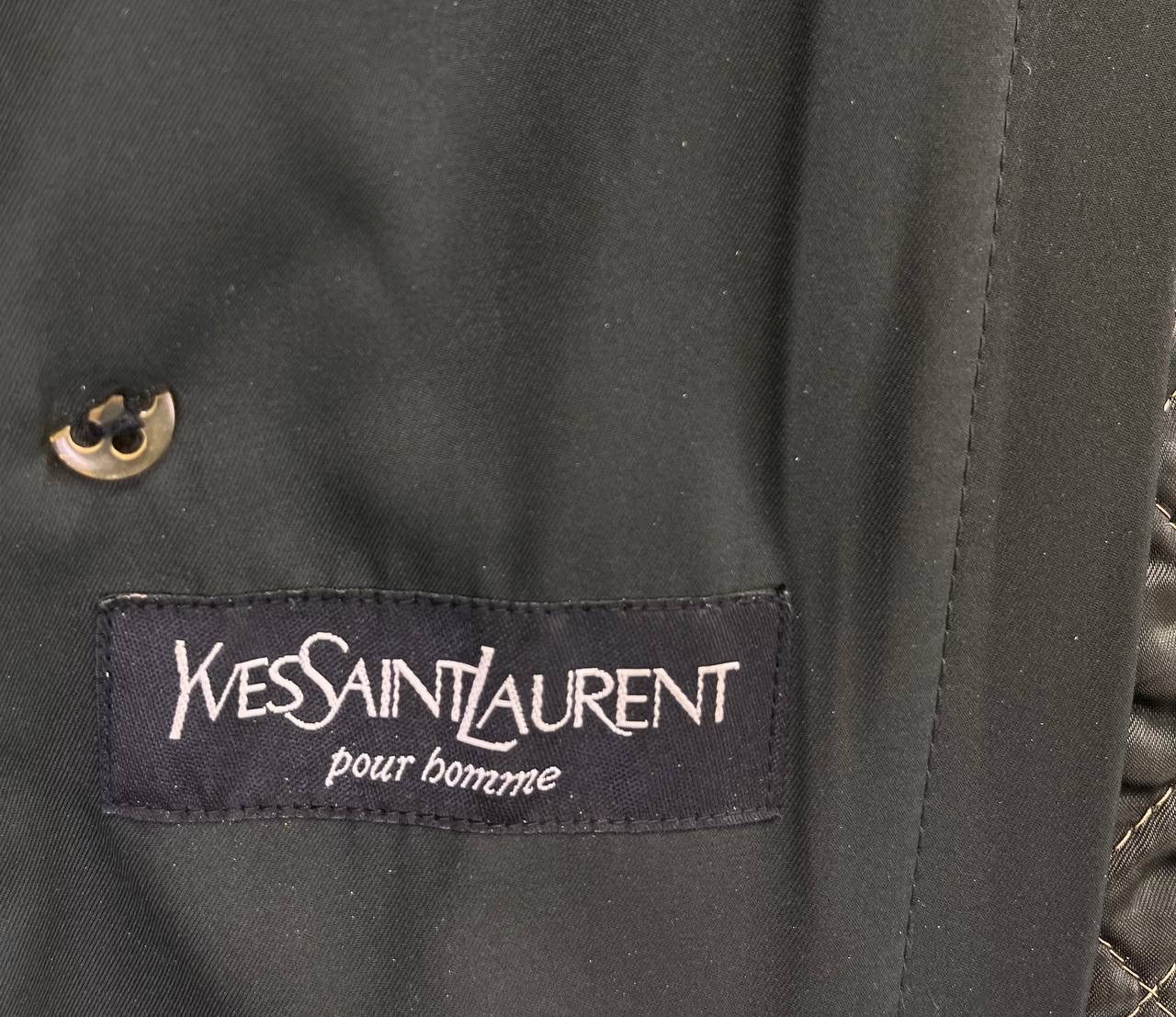 Vintage × Yves Saint Laurent Vintage Yves Saint Laurent Luxury Button Up Coat Jacket Size US L / EU 52-54 / 3 - 7 Thumbnail