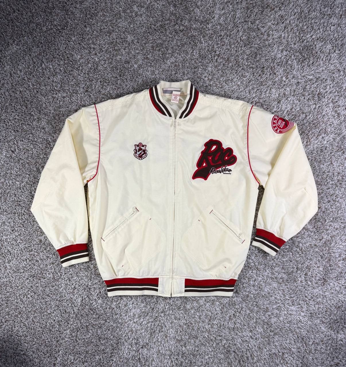 Rocawear Vintage Rocawear Varsity Bomber Jacket Y2K Hip Hop Big Patch Size US XL / EU 56 / 4 - 1 Thumbnail