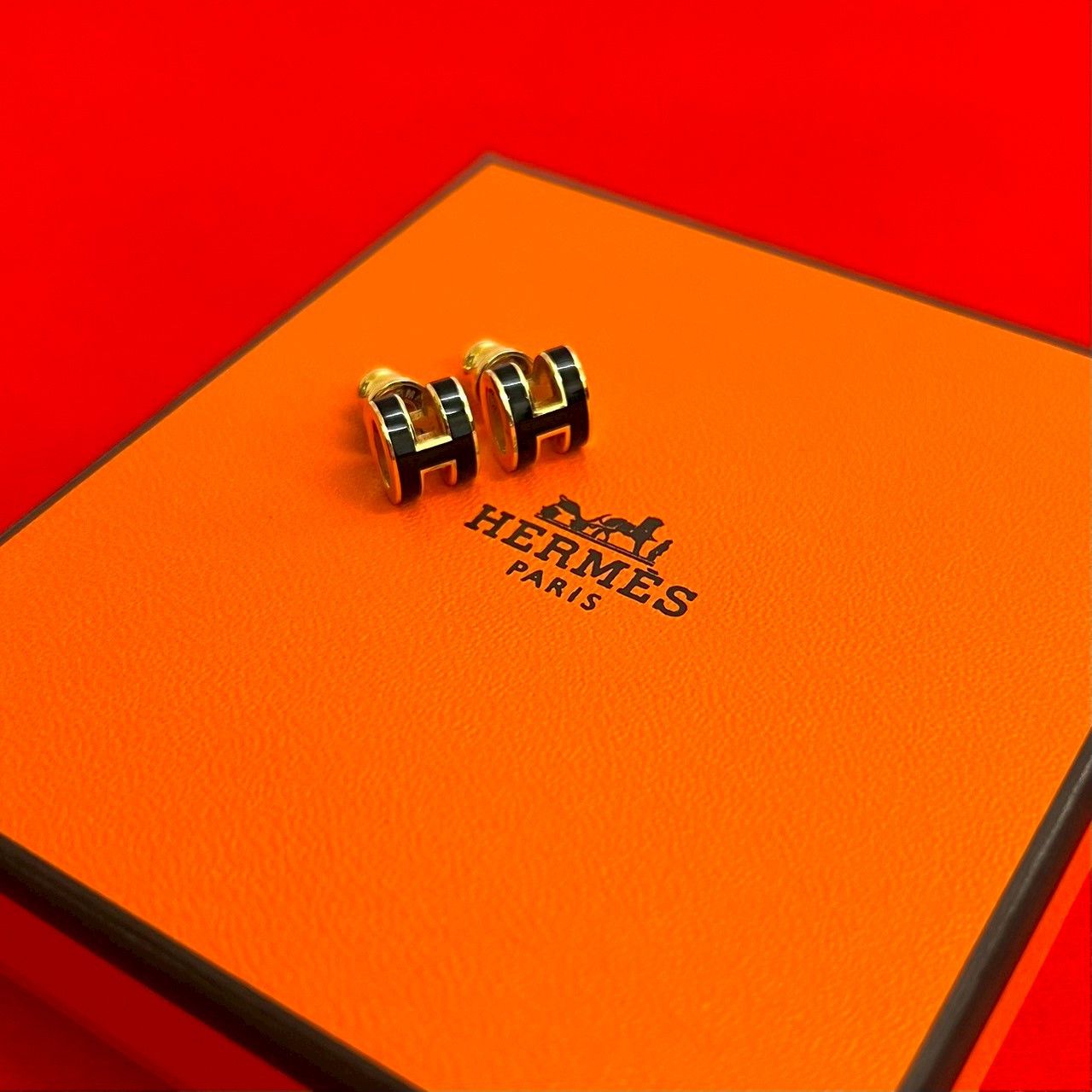 Hermes Hermes Hermès Mini Pop H Earrings Accessory Metal Earrings DUTY FREE for USA Size ONE SIZE - 1 Thumbnail