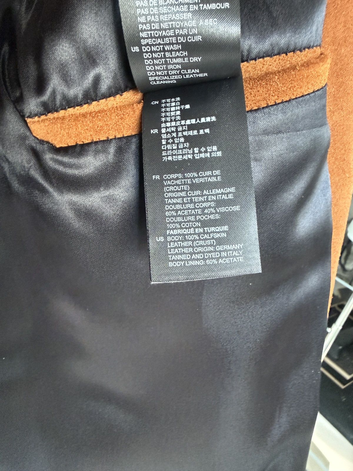 Sandro Sandro SS15 Byrds Leather Suede Jacket Slimane Size US XL / EU 56 / 4 - 10 Thumbnail