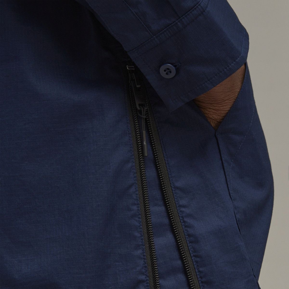 Adidas Y-3 Organic cotton ripstop overshirt jacket, navy S Size US S / EU 44-46 / 1 - 4 Thumbnail