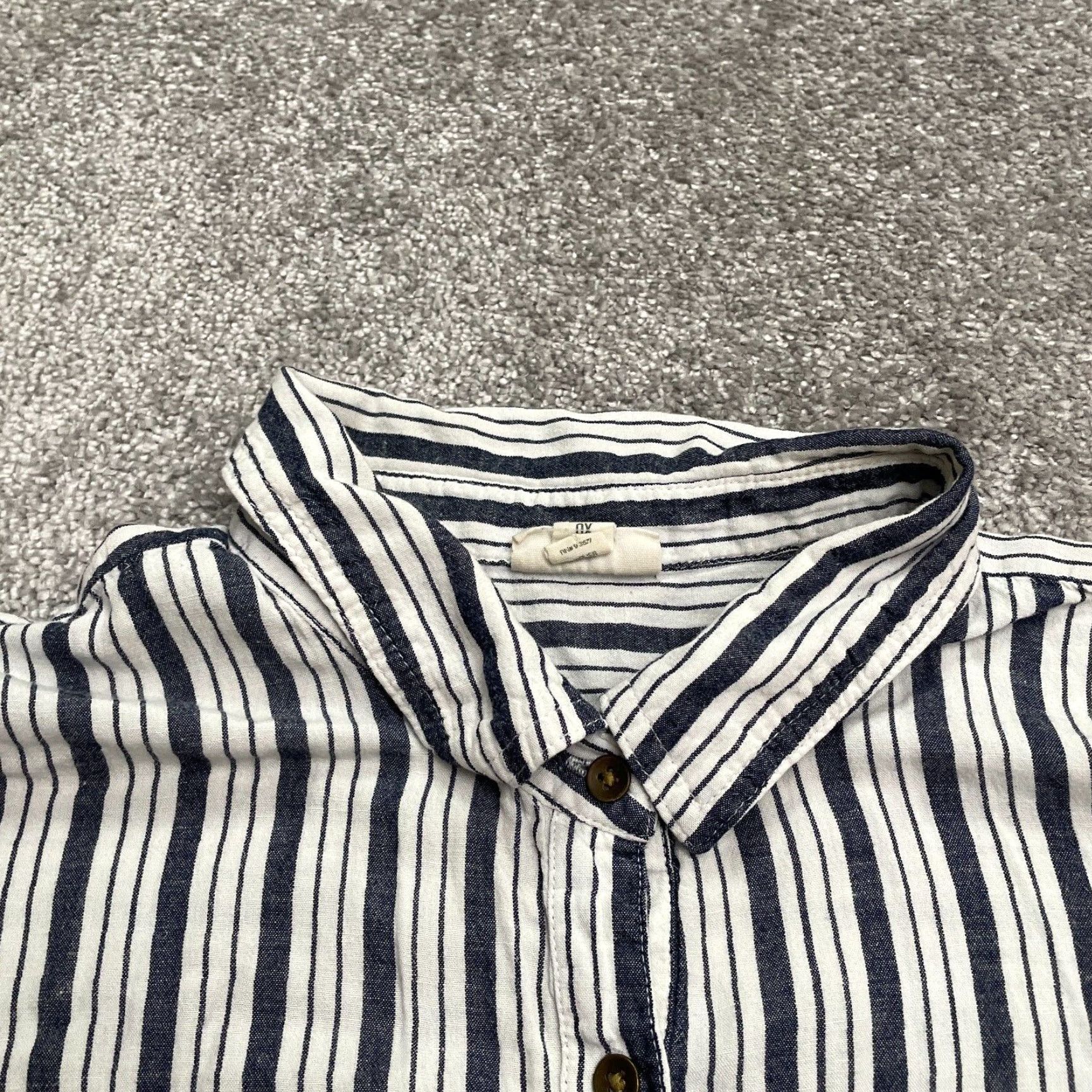 Vintage A.N.A A New Approach Blouse Shirt Womens 0X White Striped Button Down Sleeveless Casual Travel VINTAGE No Size XL / US 12-14 / IT 48-50 - 5 Thumbnail