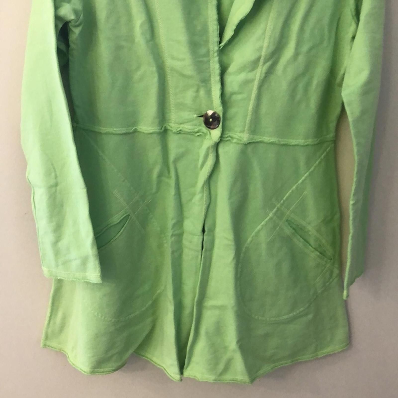Other Soft Surroundings Light Green jacket 100% cotton SZ SM Size S / US 4 / IT 40 - 4 Thumbnail