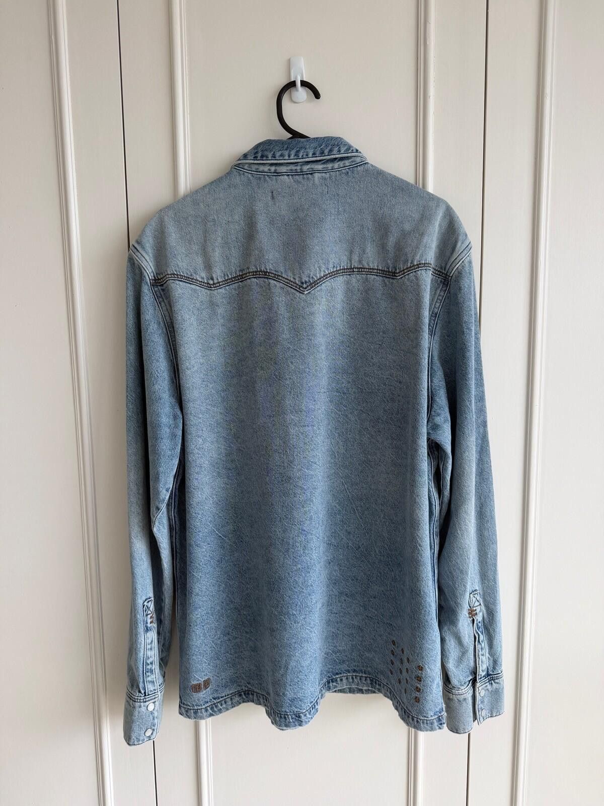 Ksubi new Ksubi mens whiplash ls shirt krystal blue denim medium m Size US M / EU 48-50 / 2 - 5 Thumbnail