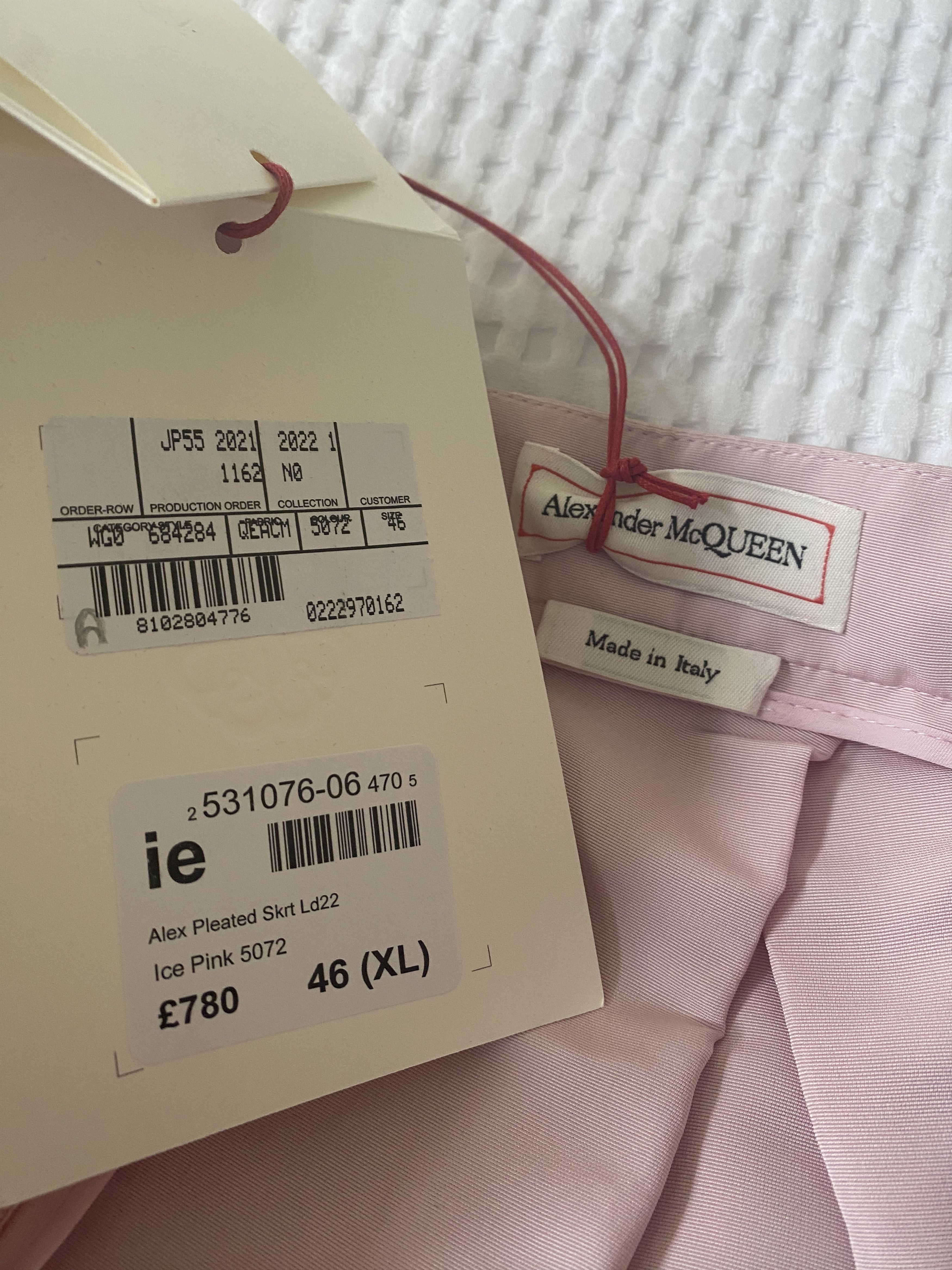 Alexander McQueen Pleated midi skirt Size 32" / US 10 / IT 46 - 3 Thumbnail