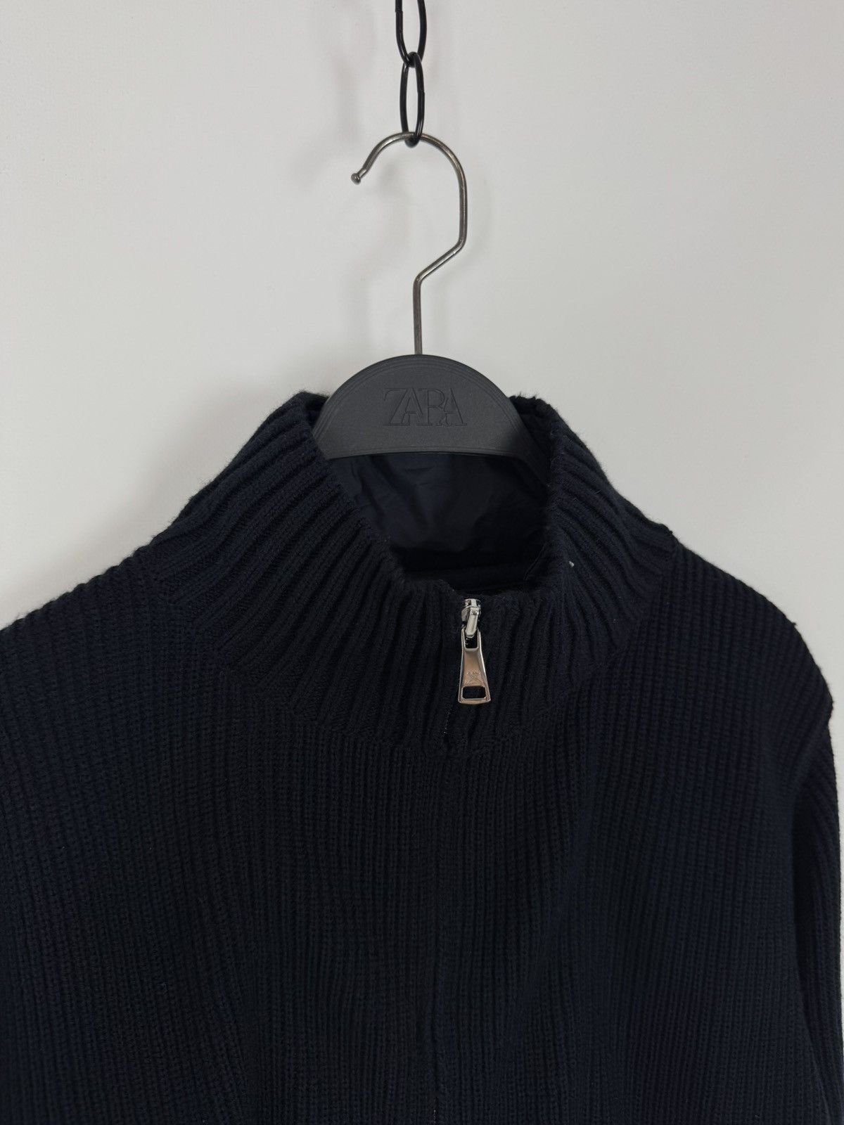 Hackett Hackett London Ribbed Wool Blend Full Zip 2 in 1 Sweater Size US M / EU 48-50 / 2 - 3 Thumbnail