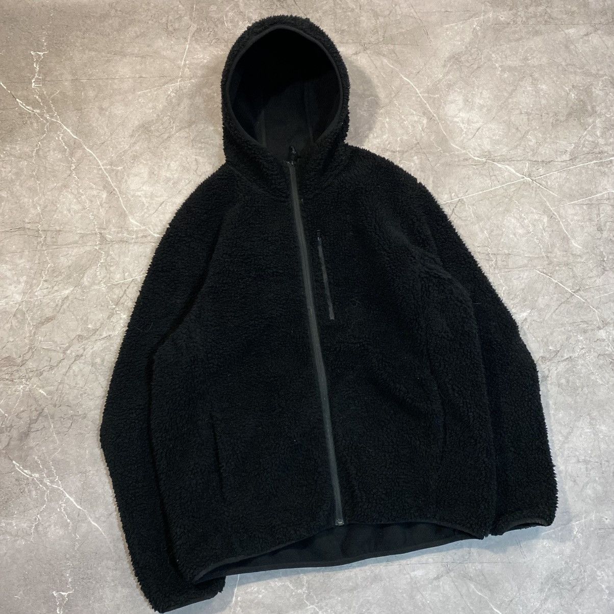 Uniqlo UNIQLO ZIPPED HAIRY FLEECE JACKET BLACK Size US L / EU 52-54 / 3 - 1 Thumbnail