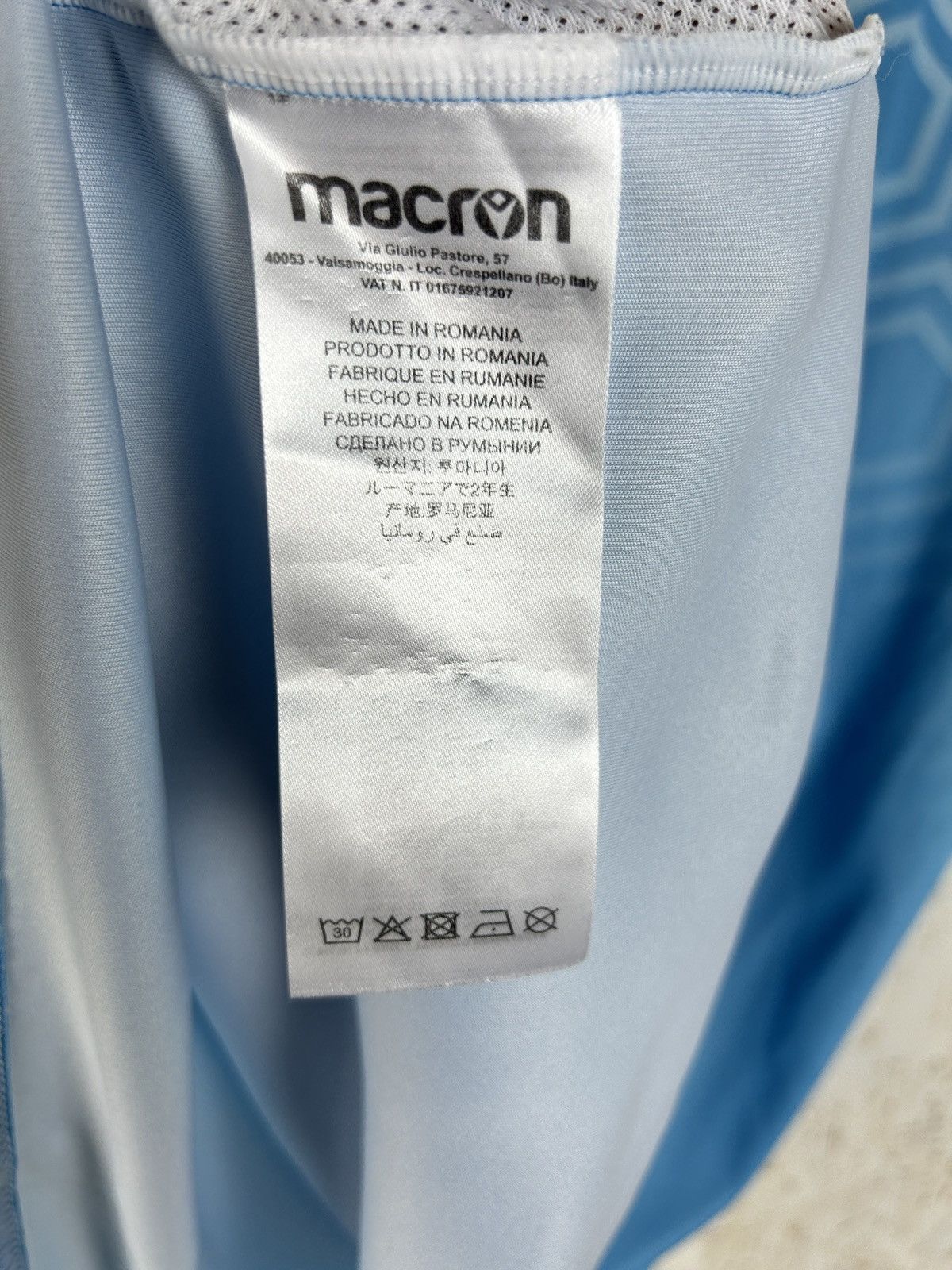 Macron Macron Grimsby Town 2021/22 Away Kit Soccer Jersey Blue XL Size US XL / EU 56 / 4 - 7 Thumbnail